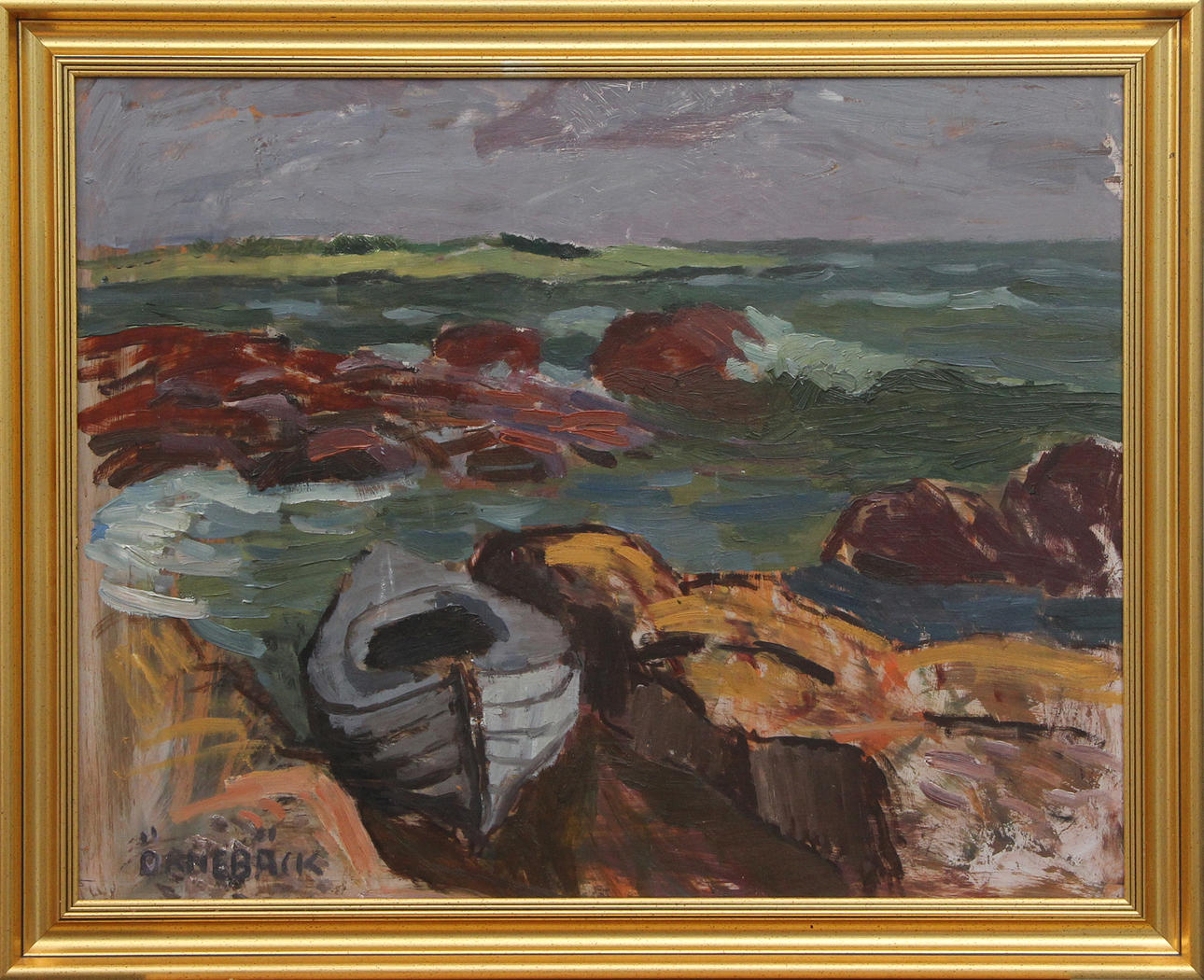 LENNART ÖRNEBÄCK. OIL, on panel, signed.