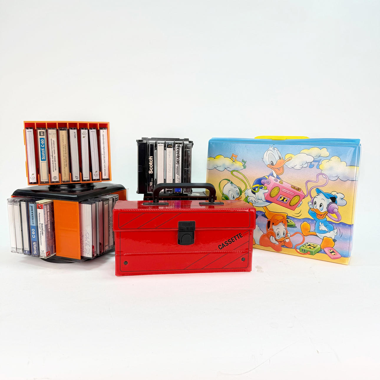 CASSETTE TAPES - Carousel, box and Disney box.