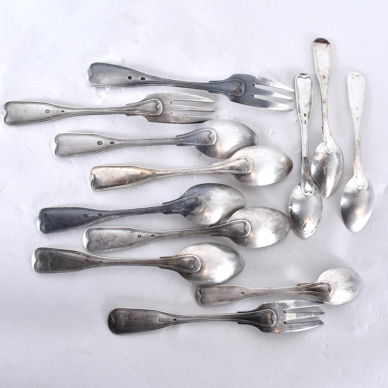 PARTI SILVERBESTICK, gammaldansk modell.