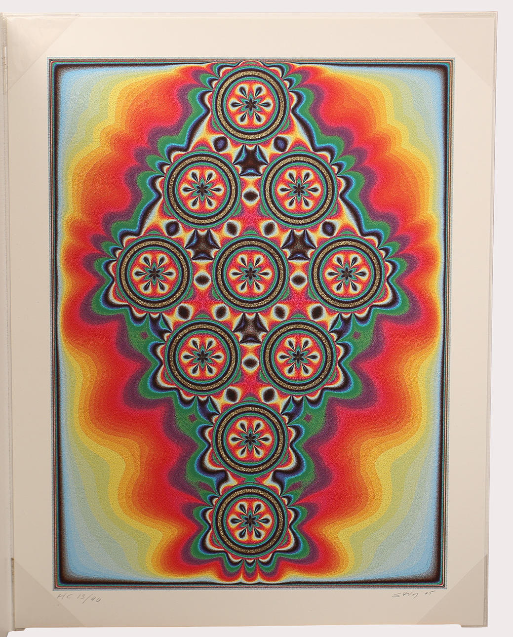 STURE JOHANNESSON. "Close Code", serigraph with embossing, no. HC 13/40, signed Sture J and dated -05.