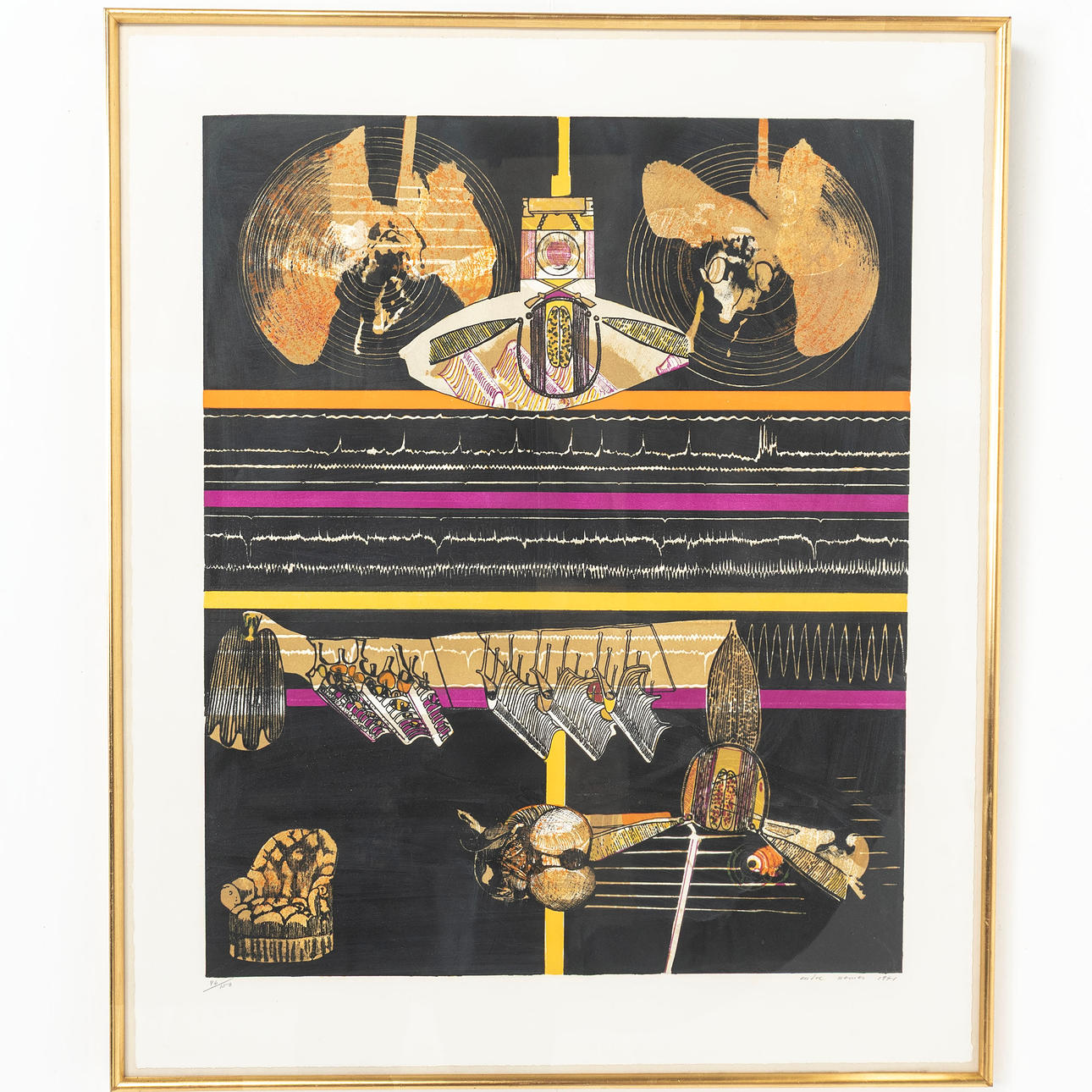 ENDRE NEMES. Composition, signed and numbered 46/150.