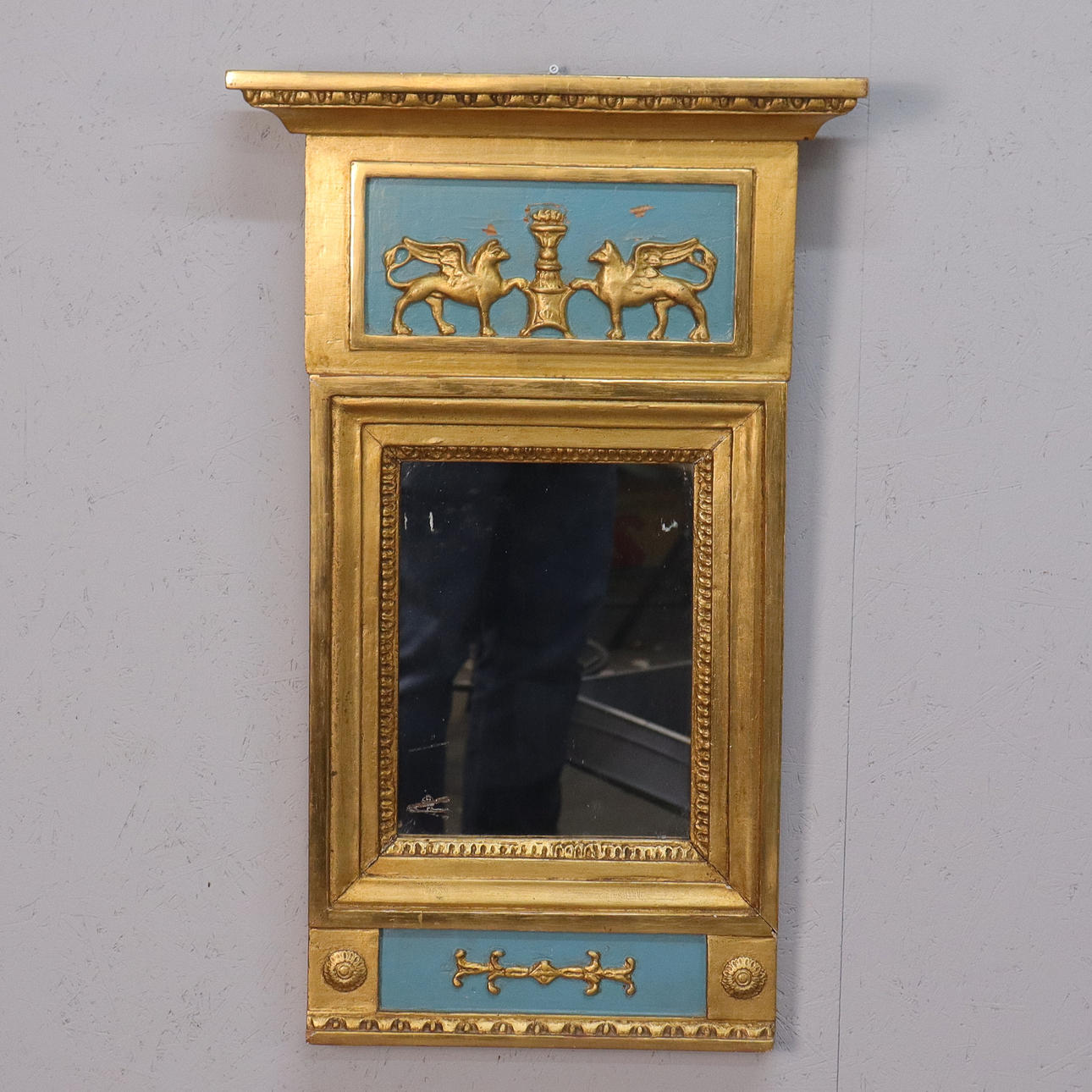 MIRROR, Empire style, 19th/20th century.