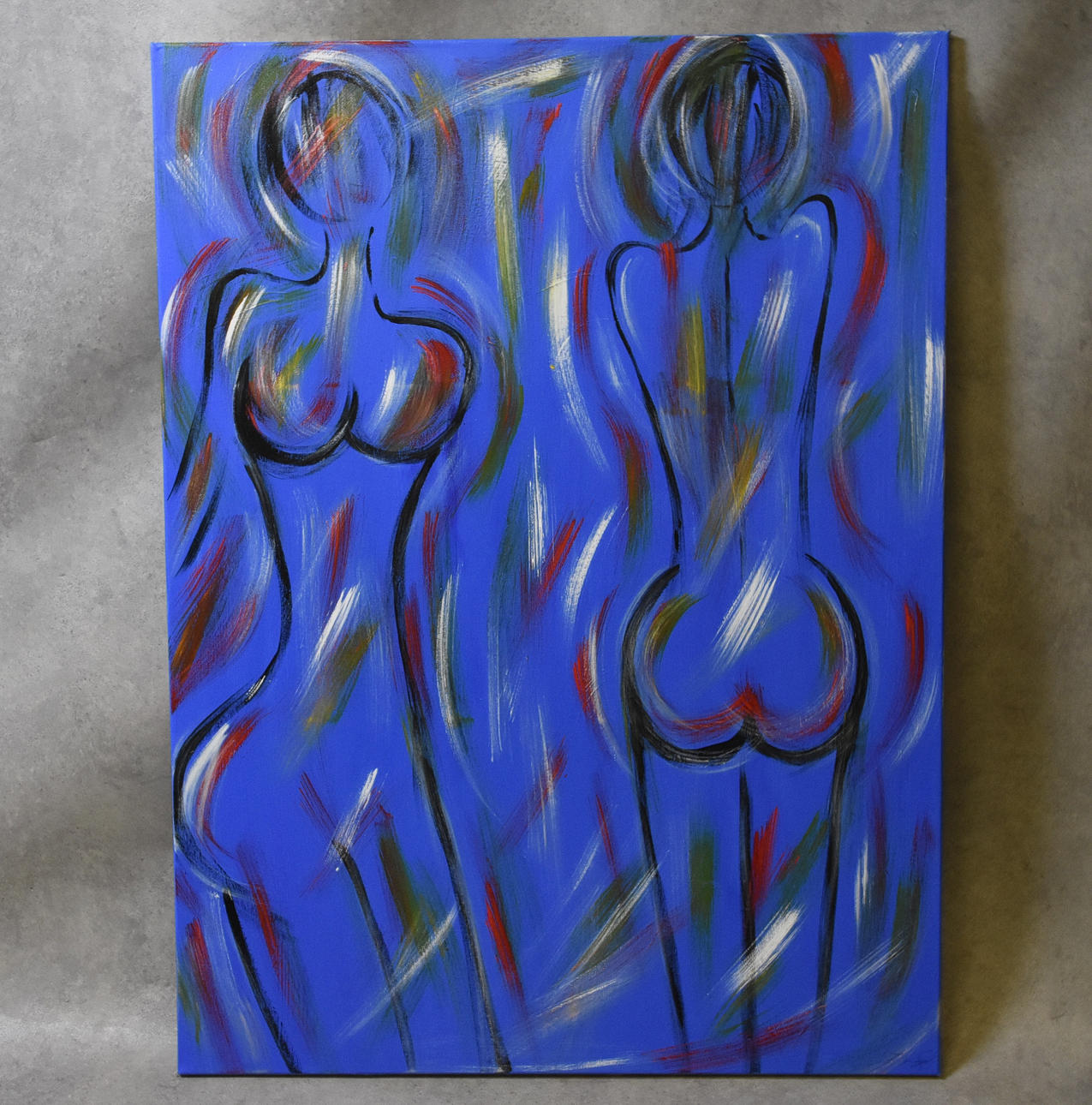 ZORICA SILVERBLOM. olja på duk, signerad.