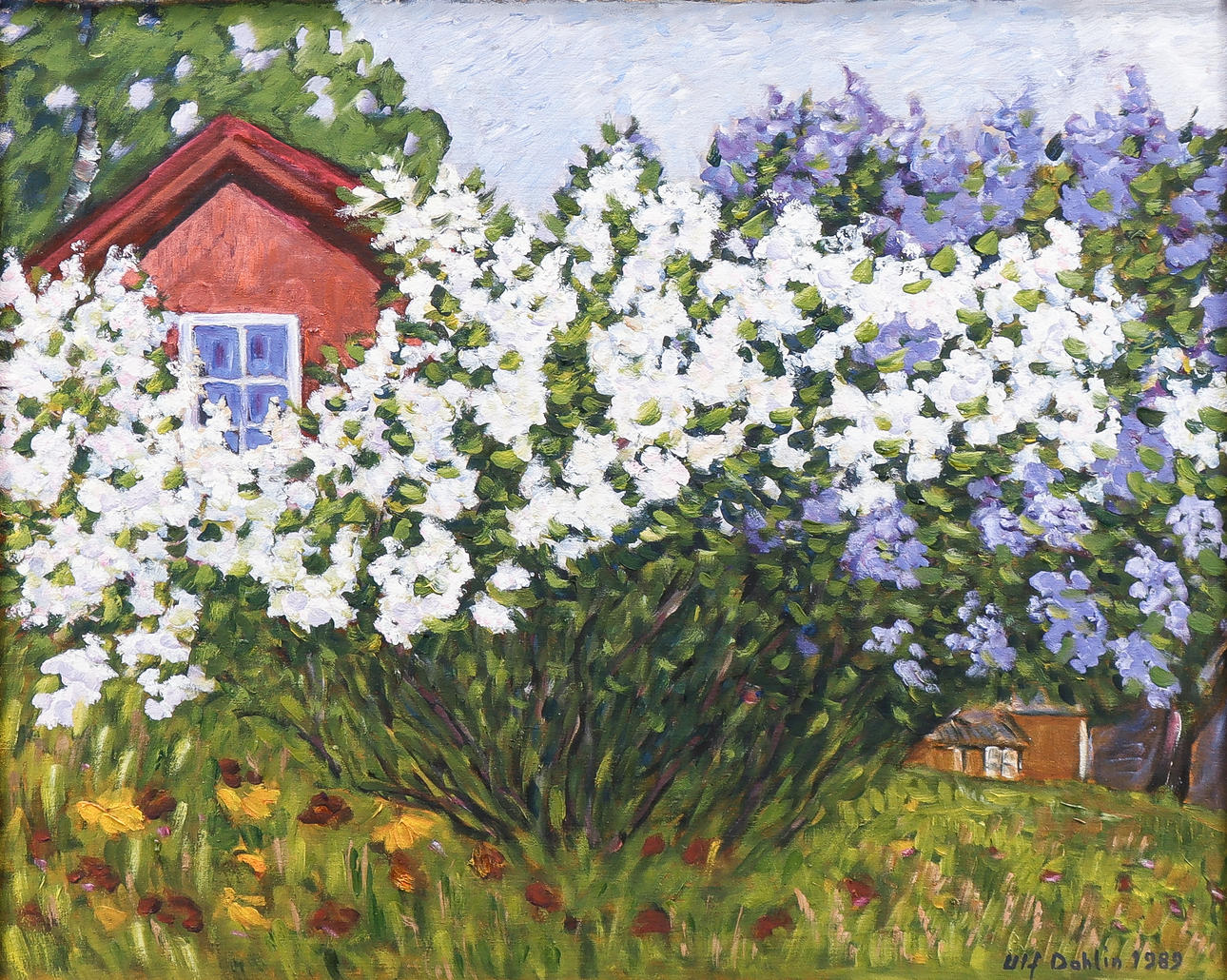 ULF DAHLIN. Blommande trädgård.