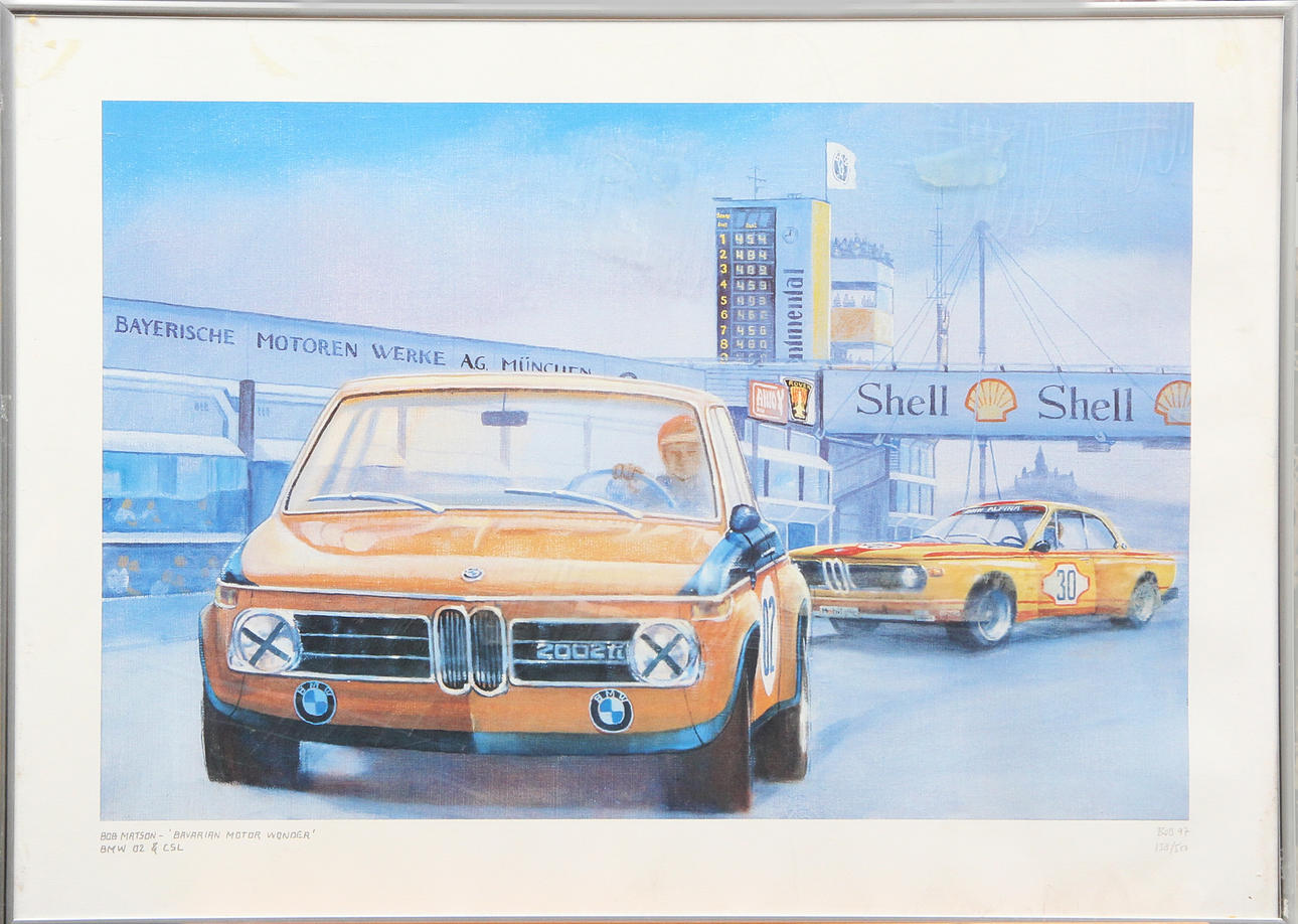 BOB MATSON. LITHOGRAPH, signed.