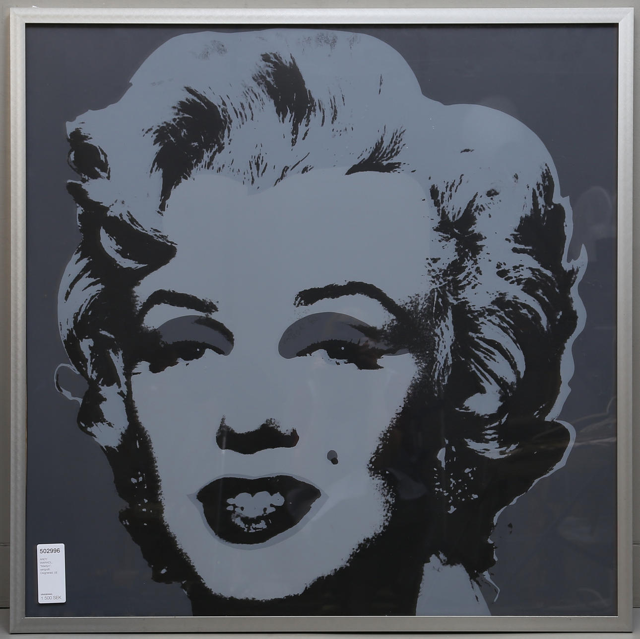 ANDY WARHOL. "Marilyn", serigrafi. Osignerad.