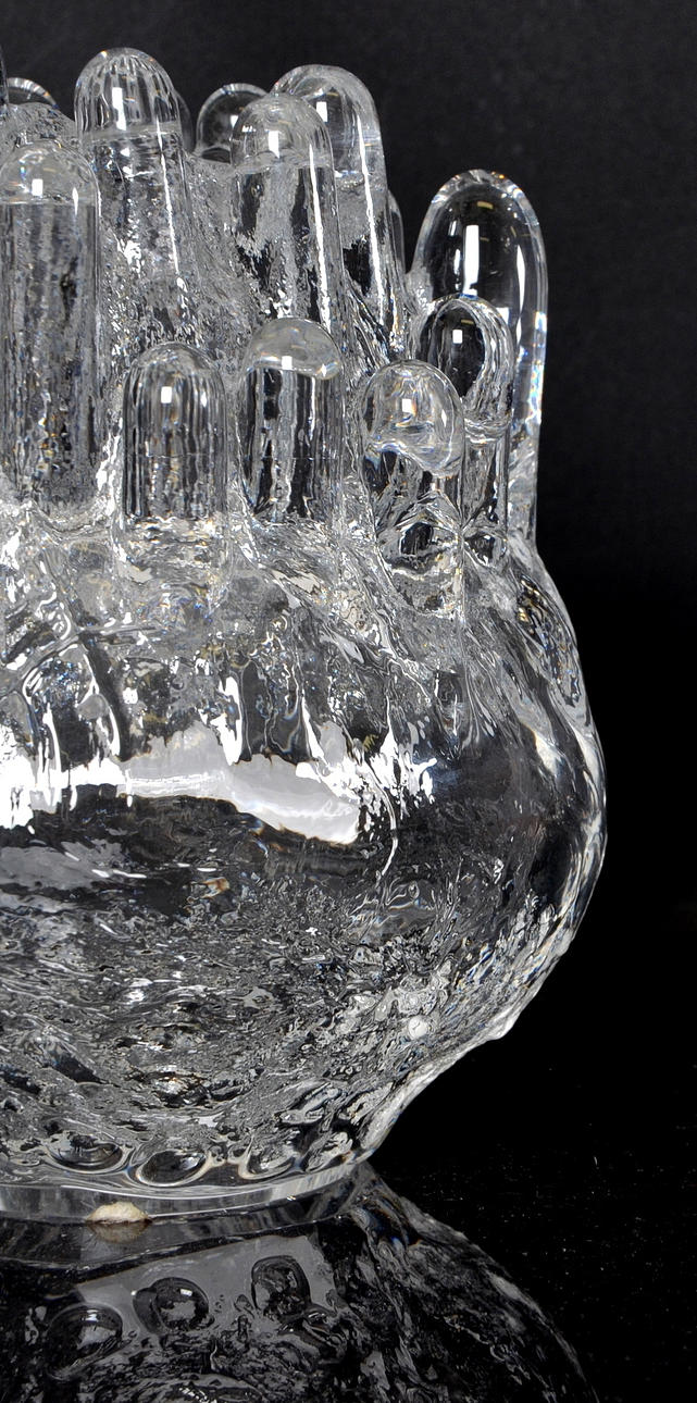 LJUSLYKTA, klarglas, Göran Wärff, Kosta.