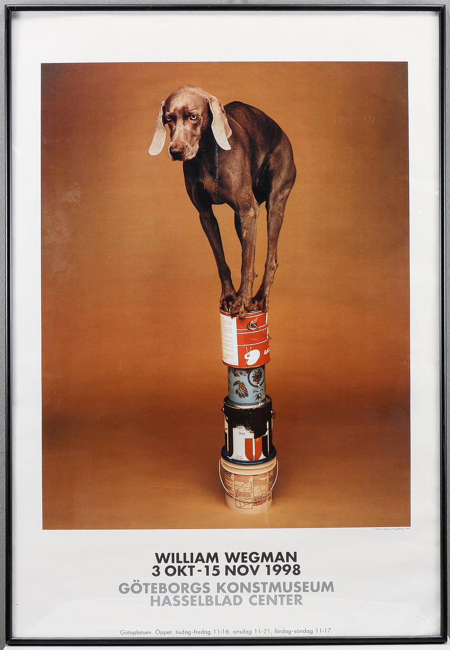 EXHIBITION POSTER William Wegman.