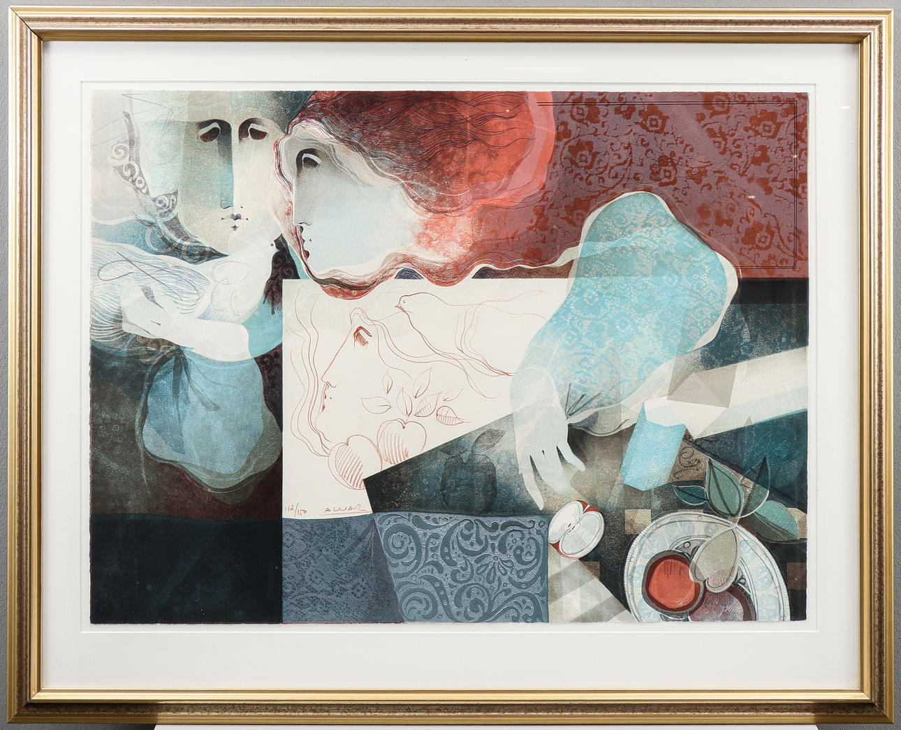 SUNOL ALVAR. Lithograph 112/150, signed.