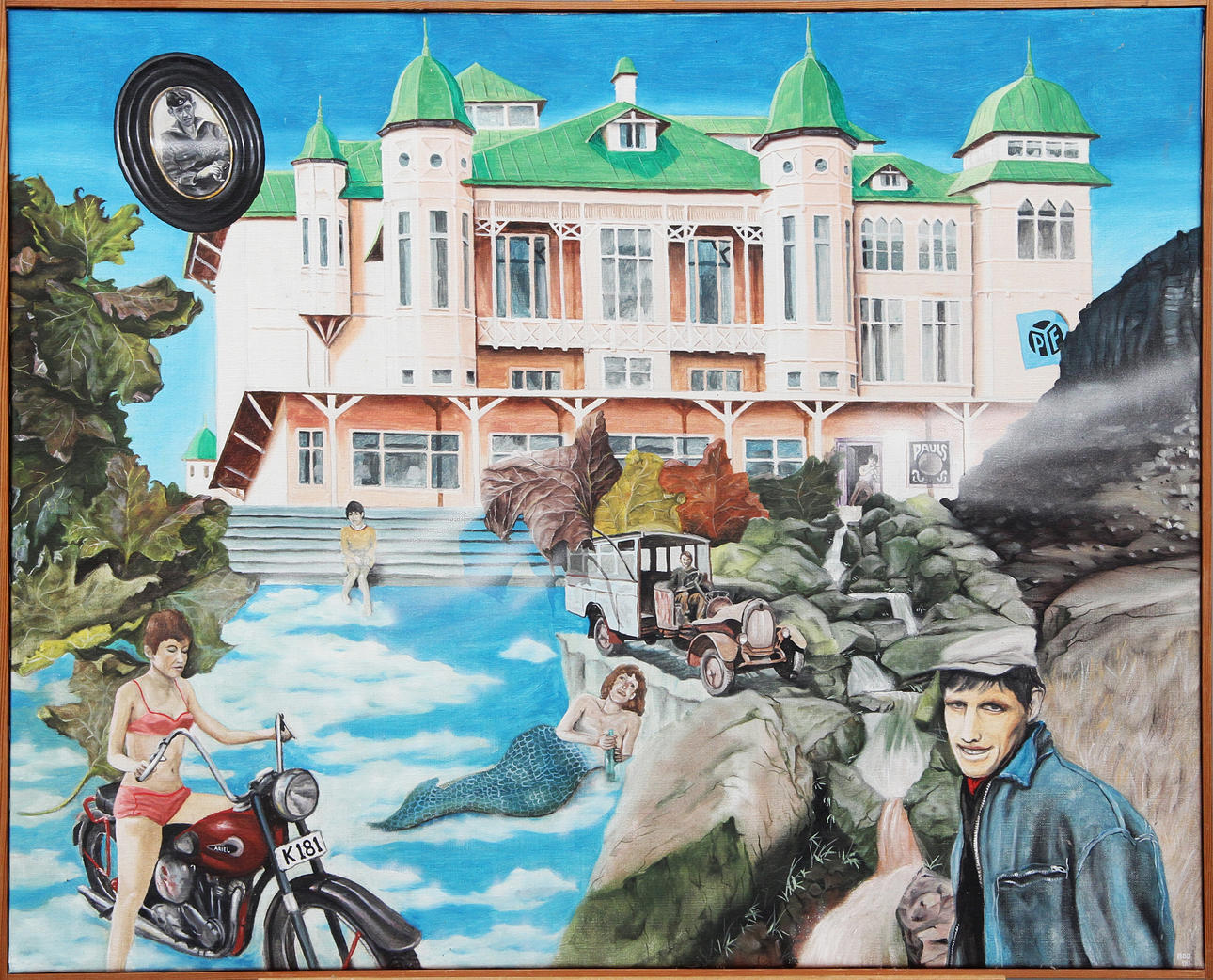 BOB MATSON. OIL, on canvas, signed.