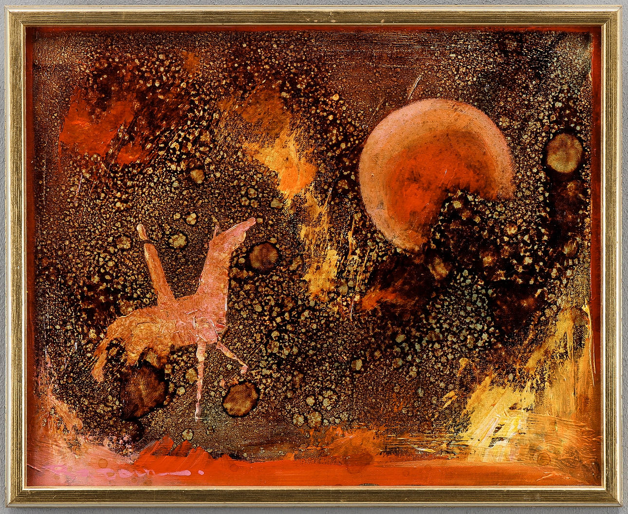 PER DAHL. Oil on canvas, signed.