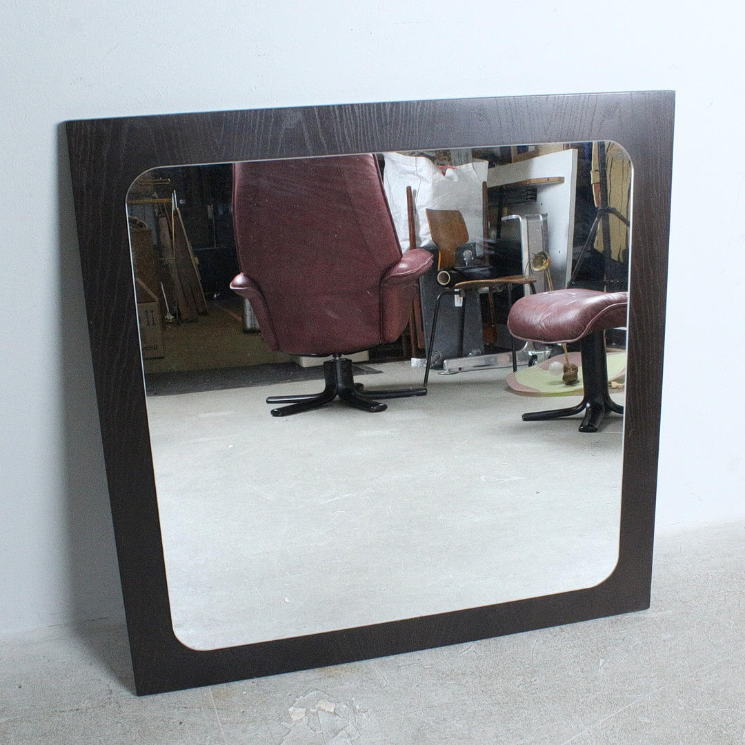 Italian square mirror from the 1970s.