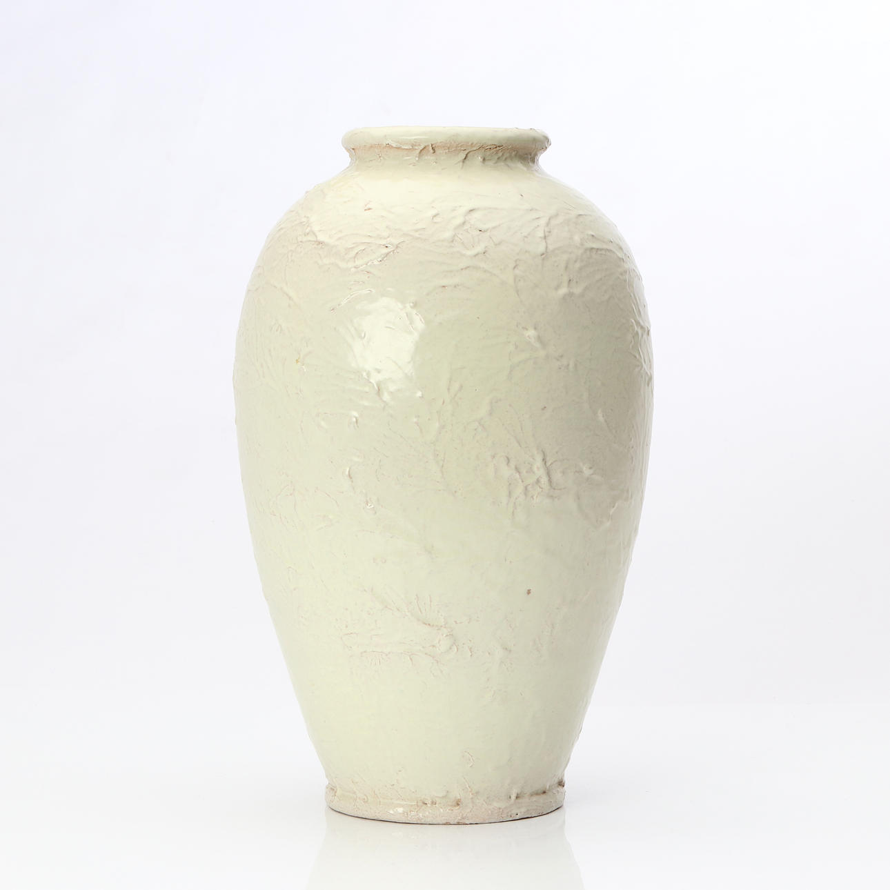 HÖGANÄS, VASE. Glazed earthenware. Marked underneath.