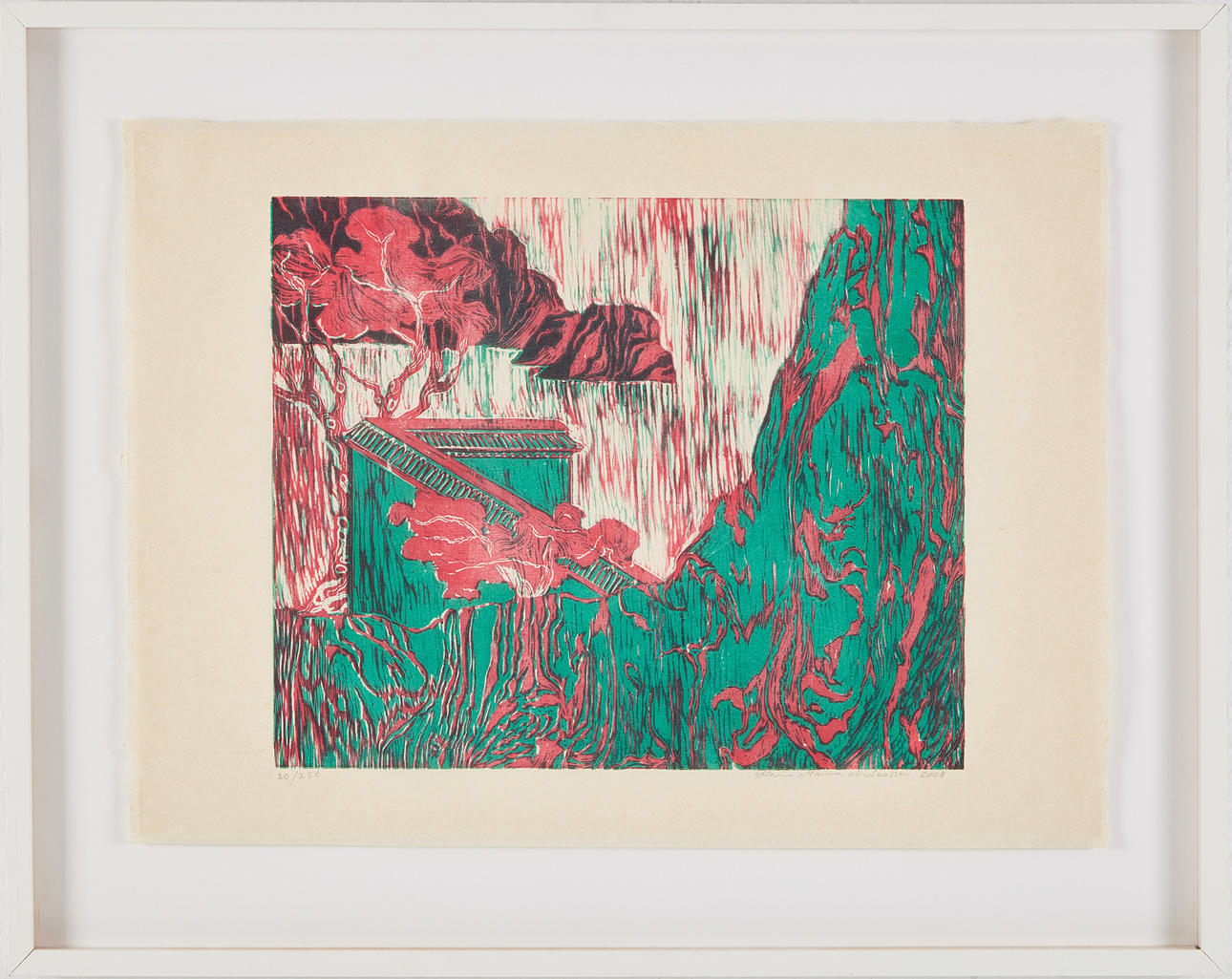 KARIN MAMMA ANDERSSON. woodcut, signed and numbered 20/250, dated 2008.