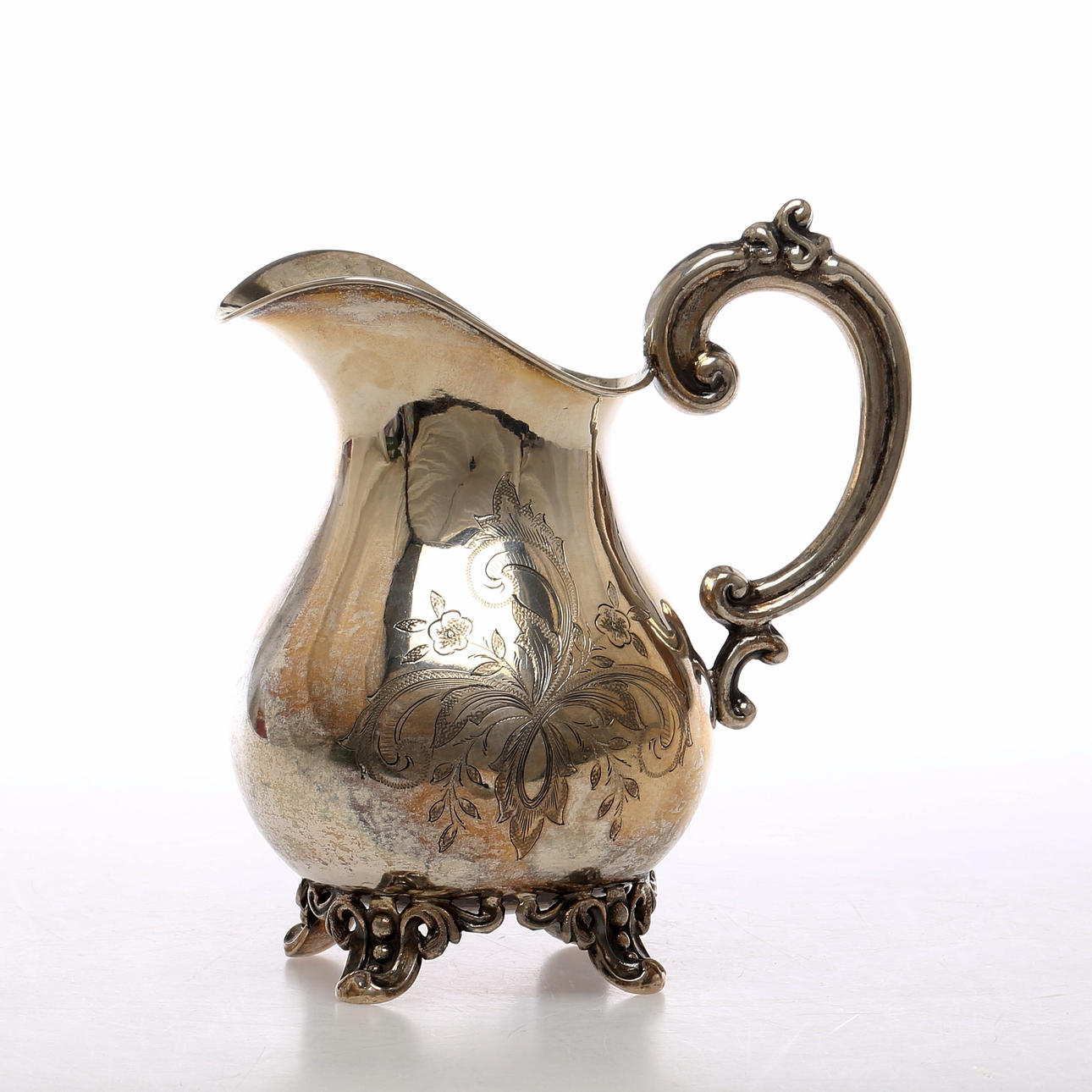 KANNA, silver, nyrokoko, stämplad OL, Stockholm, 1876.