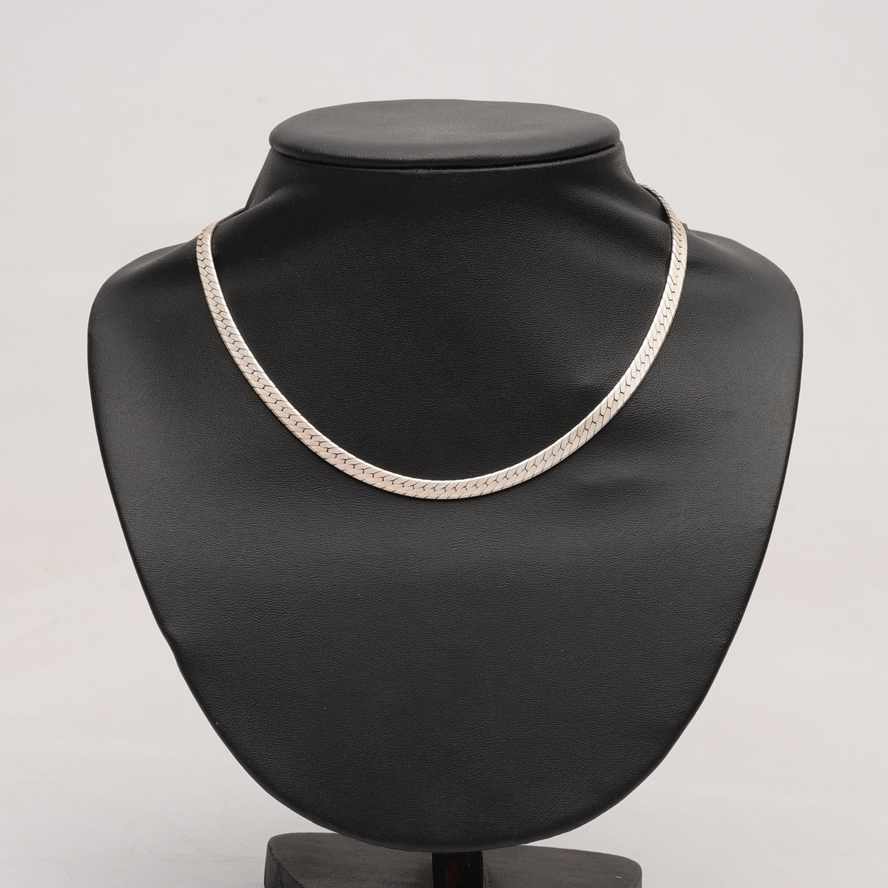 COLLIER, sterlingsilver, kedja.