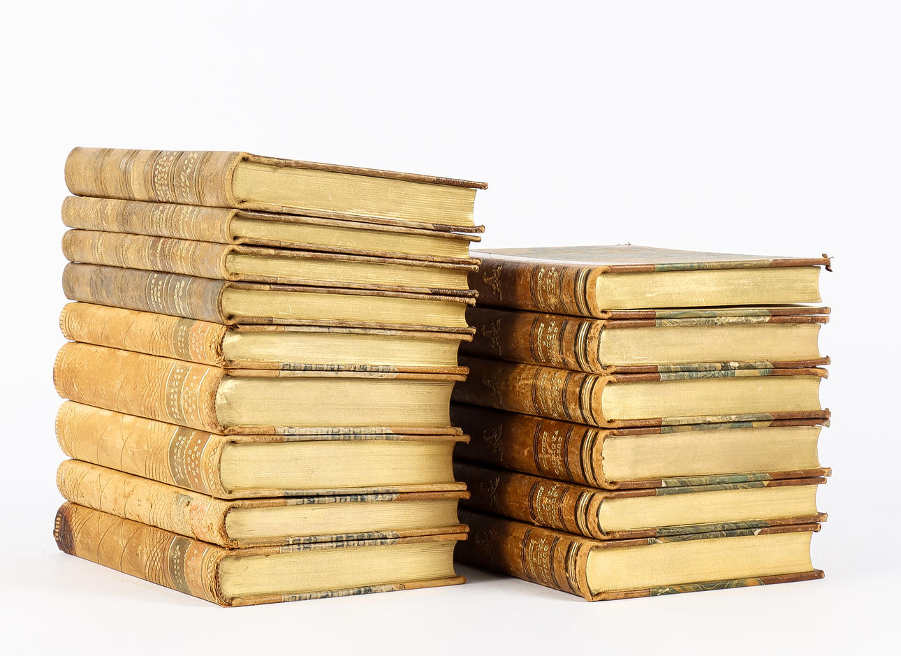 BOOKS 15 half-French bindings.