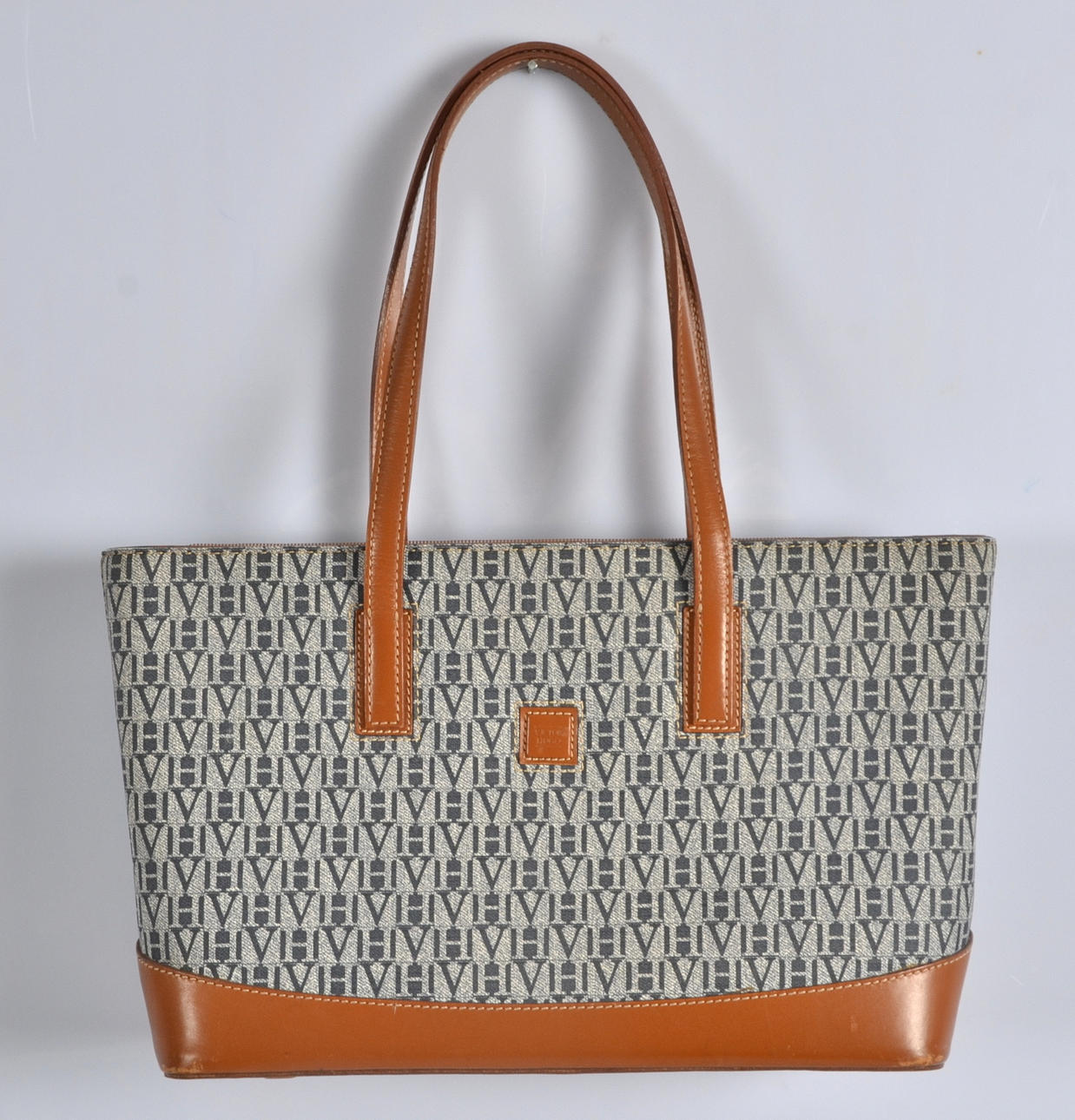 VÄSKA, läder, Victor Hugo.