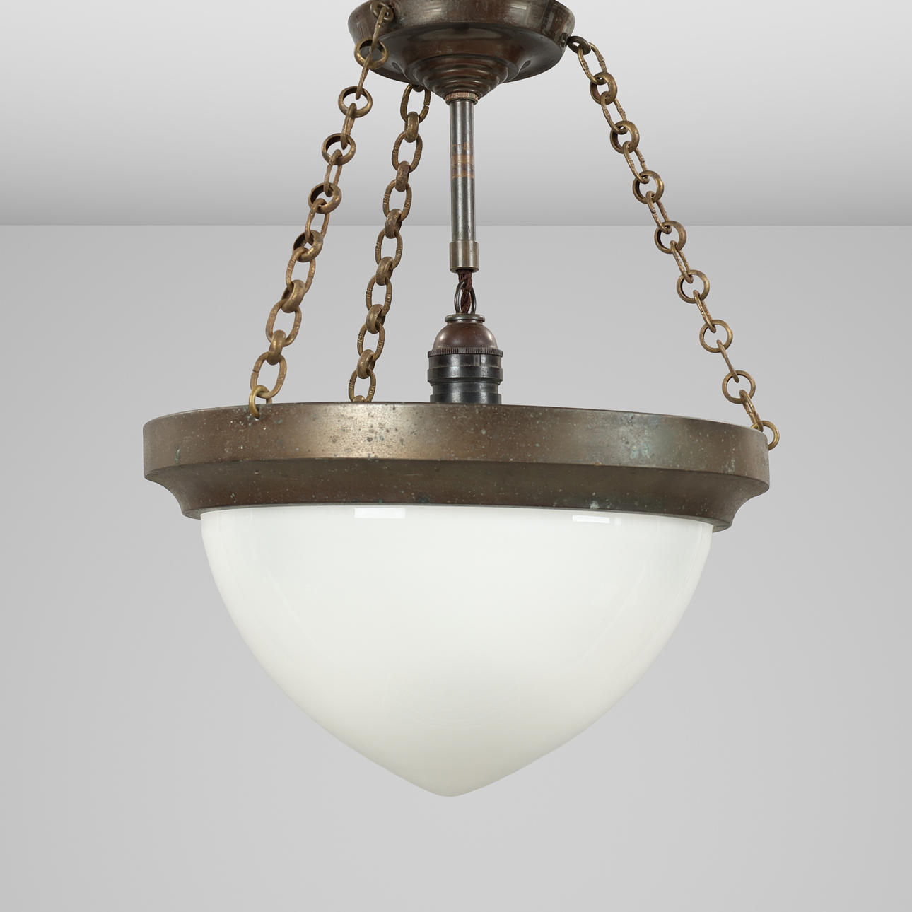 Art Nouveau ceiling lamp, approx. 1920.