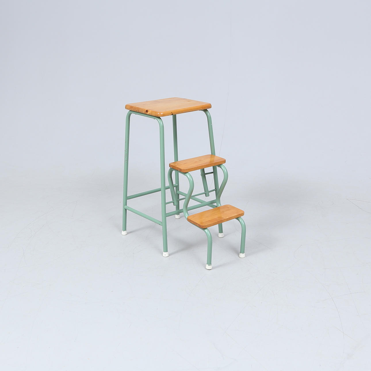 STEP STOOL, mid-20th century.