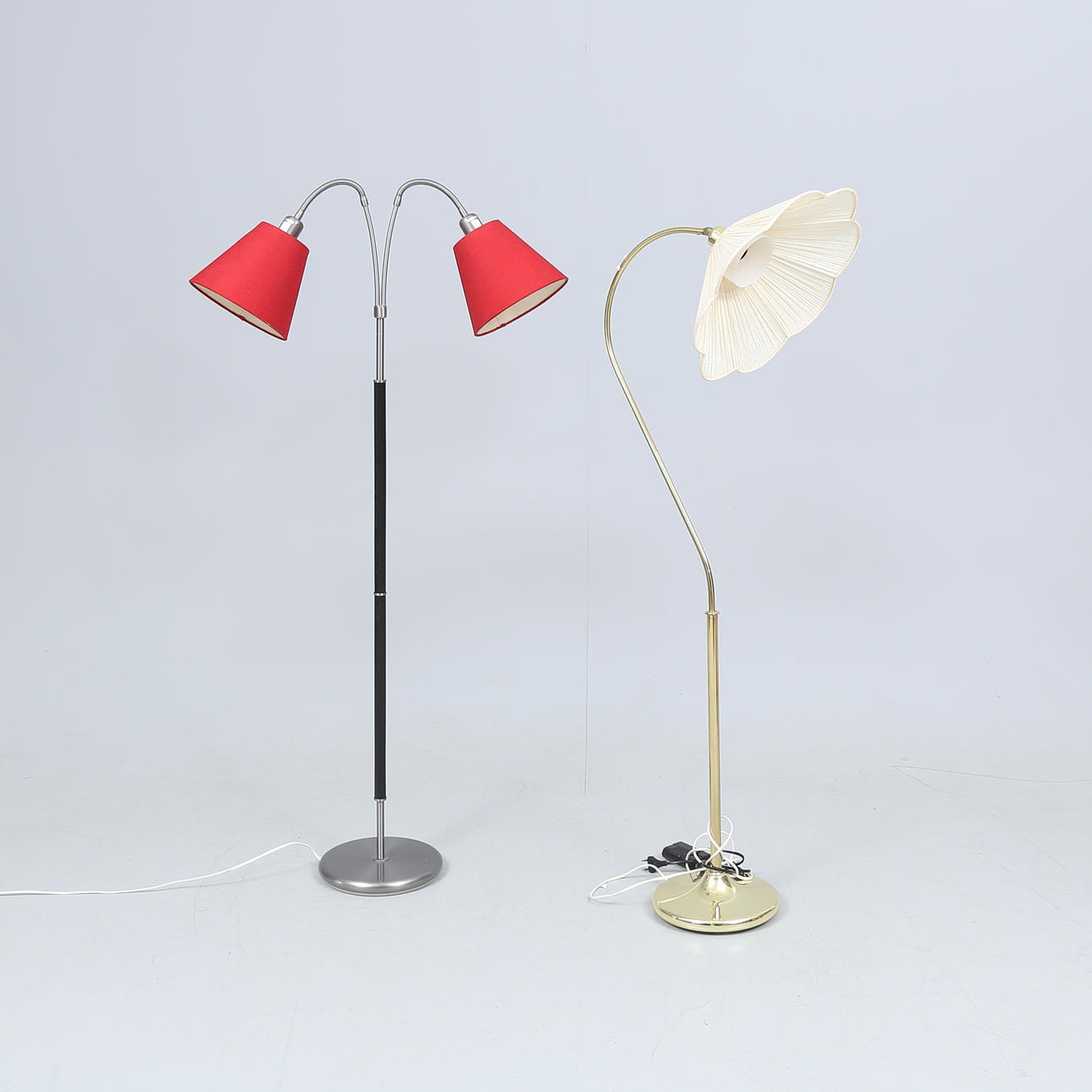 FLOOR LAMPS, 2 pcs, contemporary.