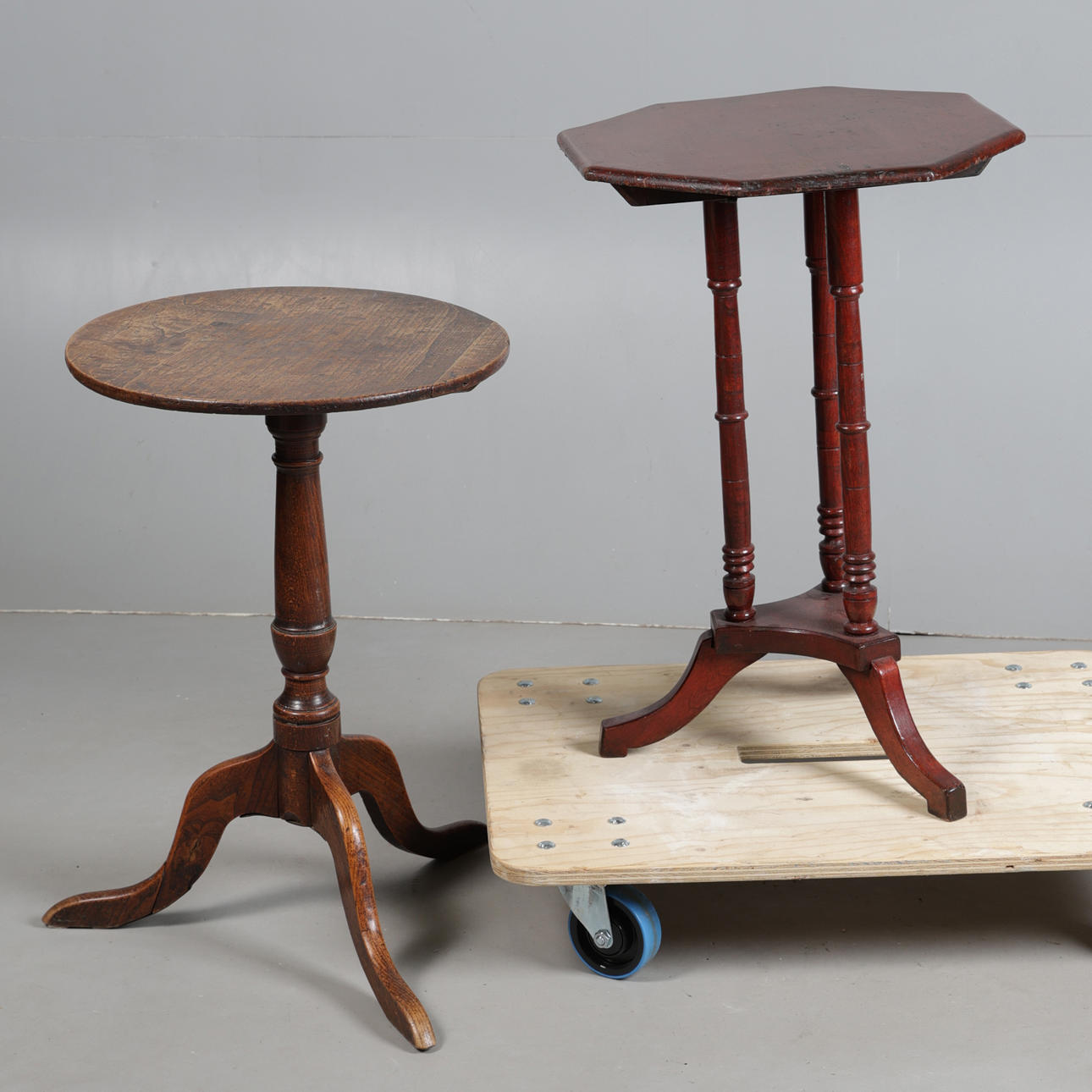 TWO OCCASIONAL TABLES (2).