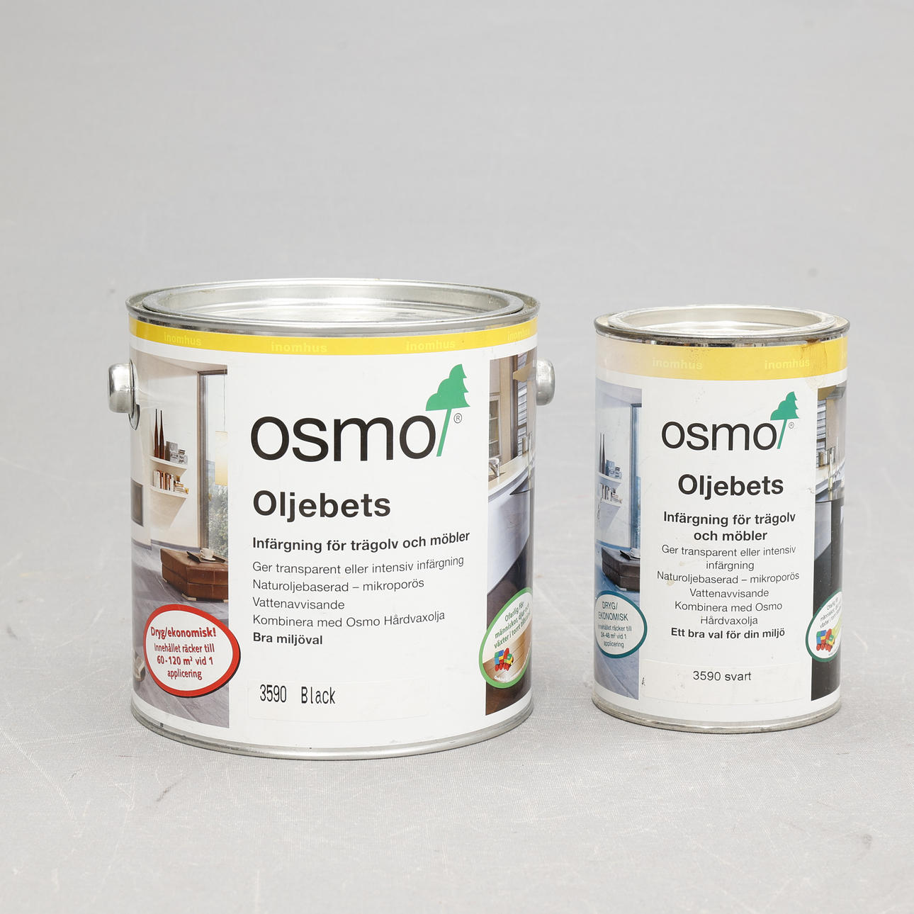 OIL STAIN, Osmo, 2 cans.