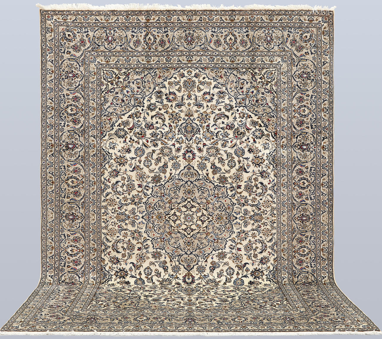 ORIENTAL CARPET. Light Keshan, 340 x 244 cm.