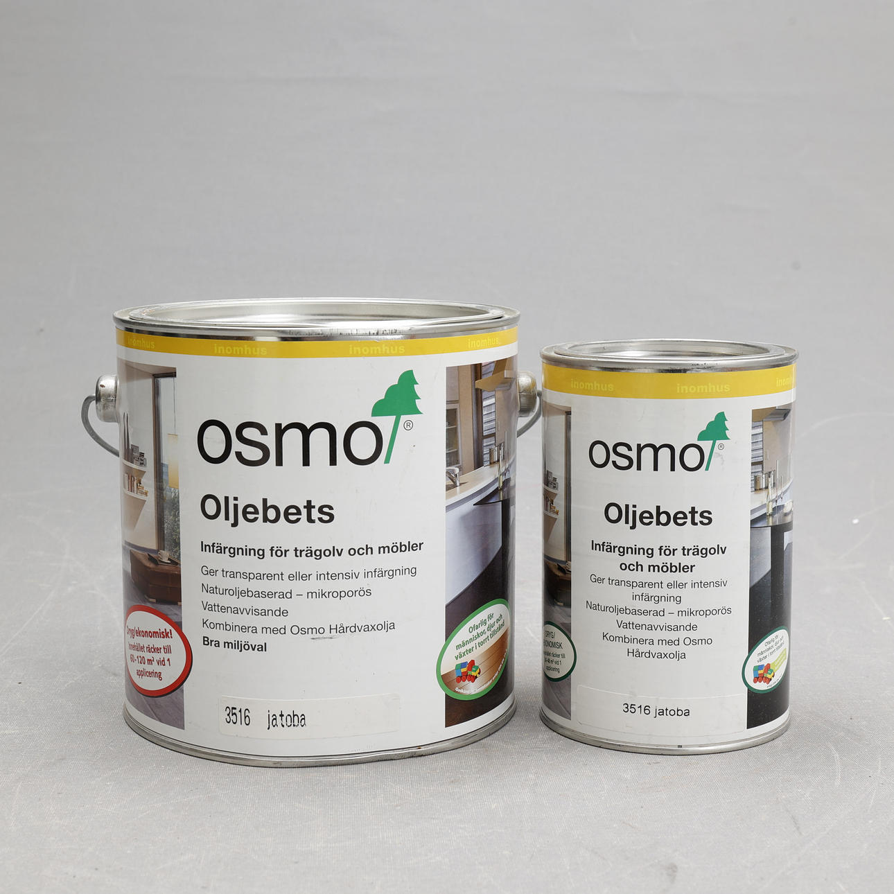 OIL STAIN, Osmo, 2 cans.