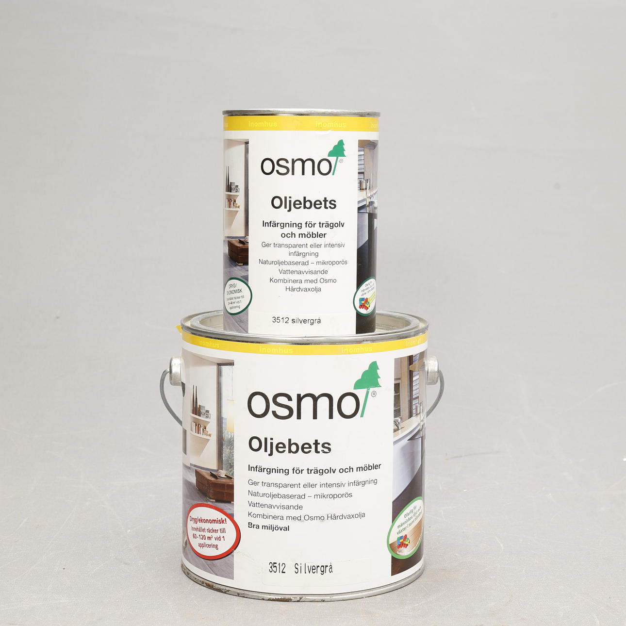 OIL STAIN, Osmo, 2 cans.