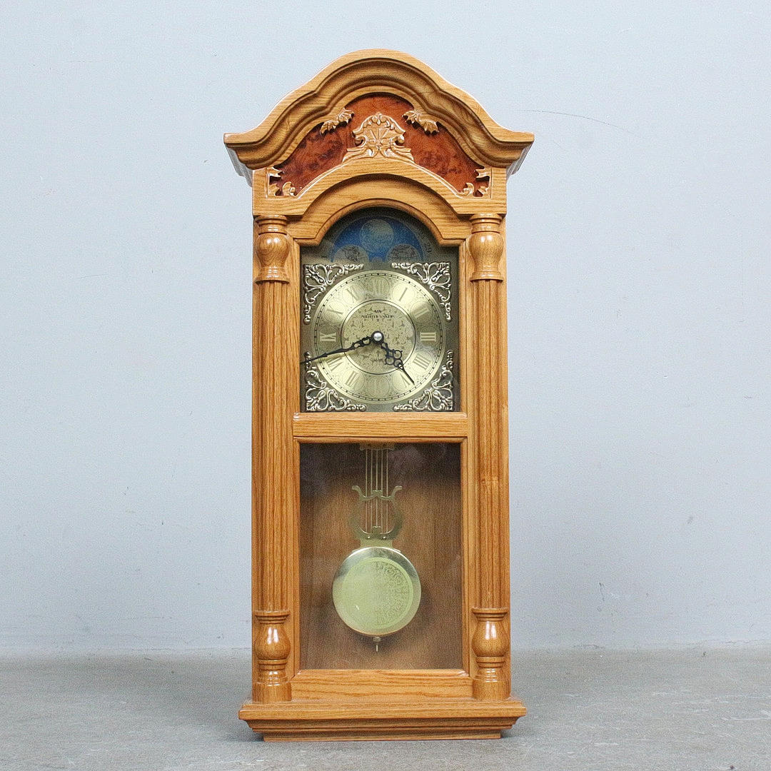 MEISTER ANKER. Table clock / pendulum clock with Roman numeral dial.