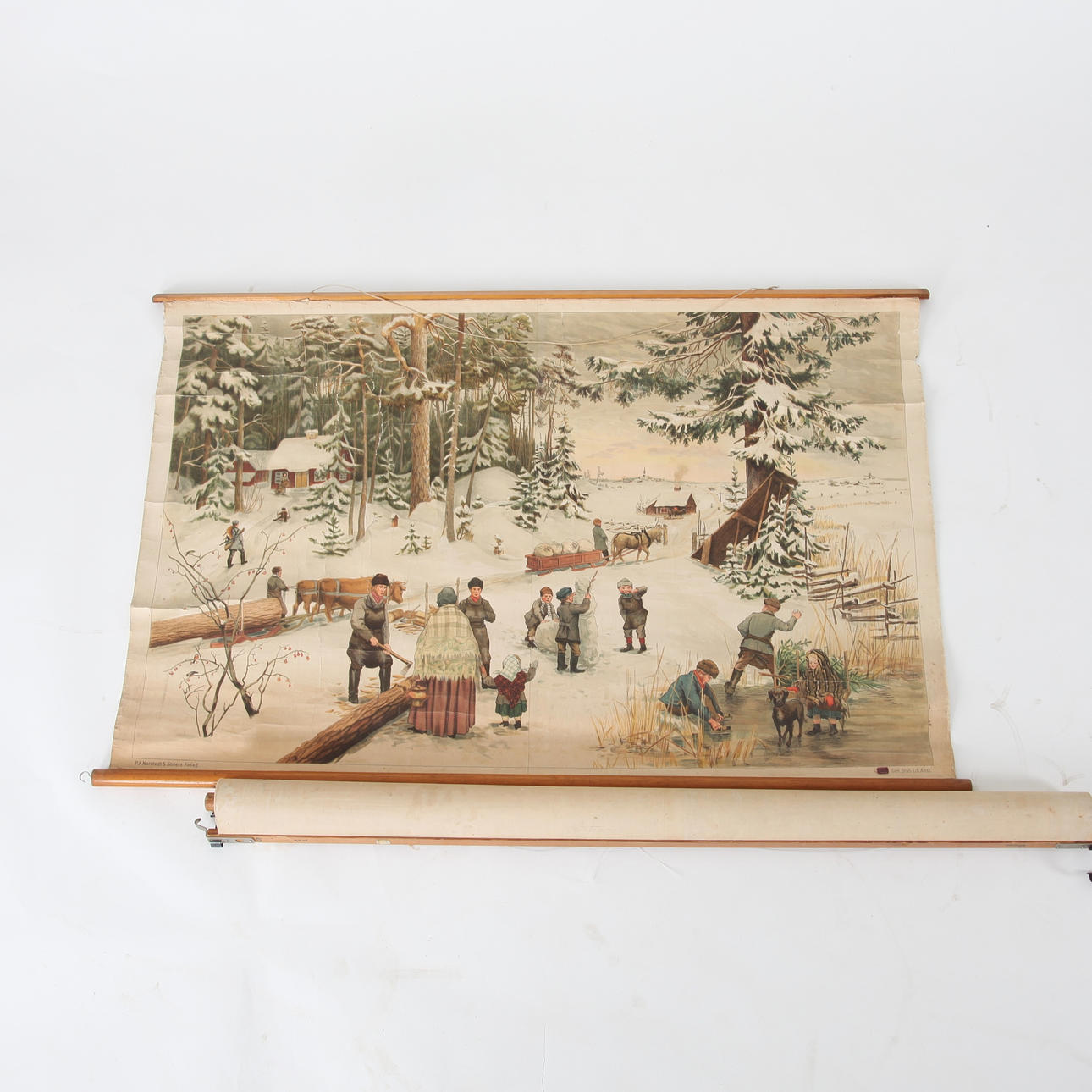 SCHOOL CHARTS, 2 pcs, winter and spring.