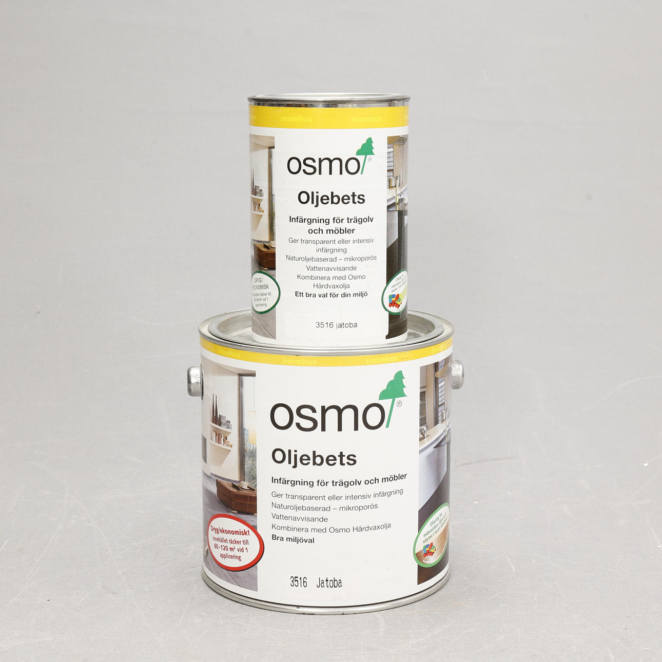 OIL STAIN, Osmo, 2 cans.