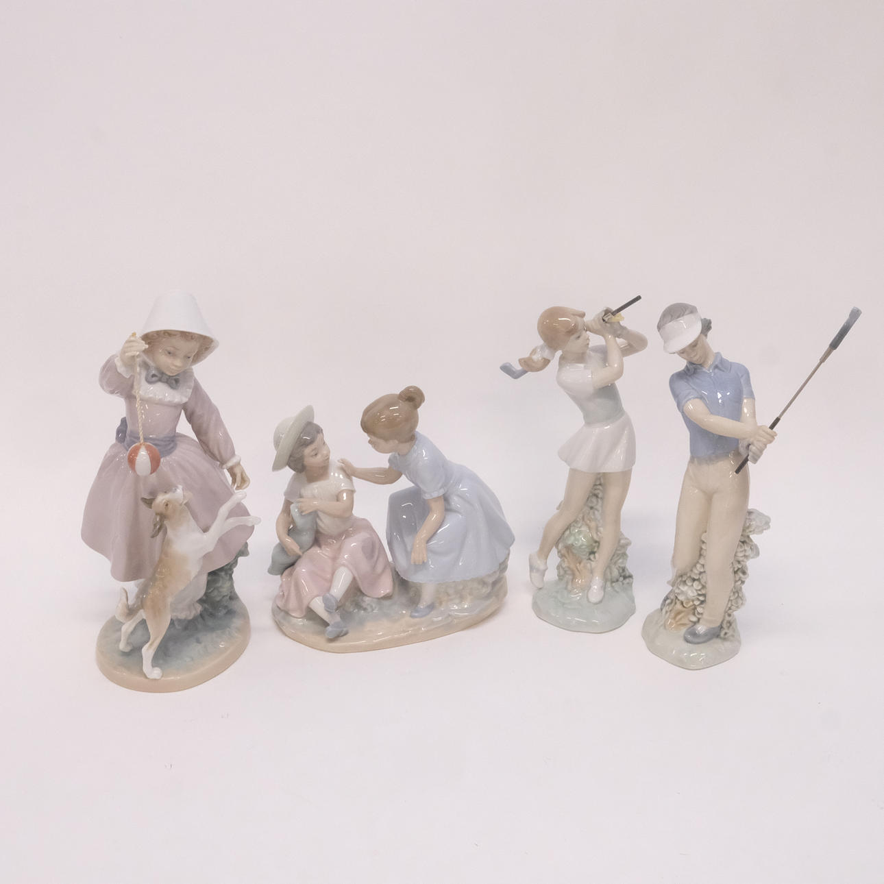 FYRA FIGURINER, NAO OCH LLADRO.