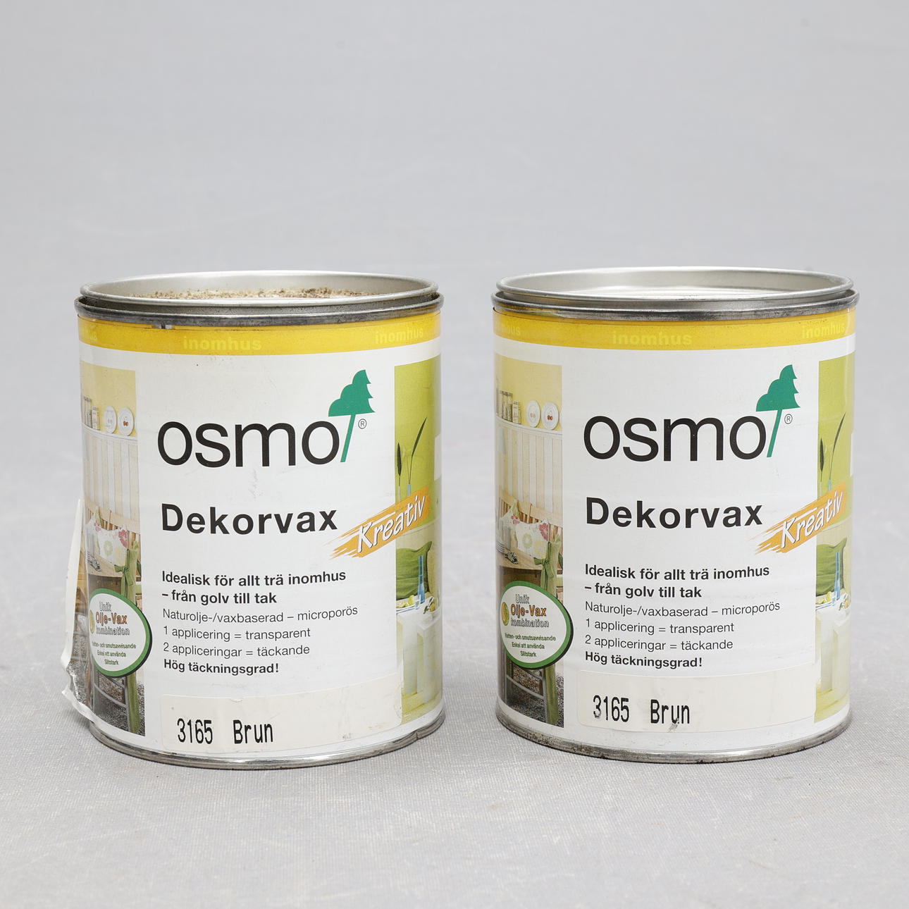 DECORATIVE WAX, Osmo, 2 cans.