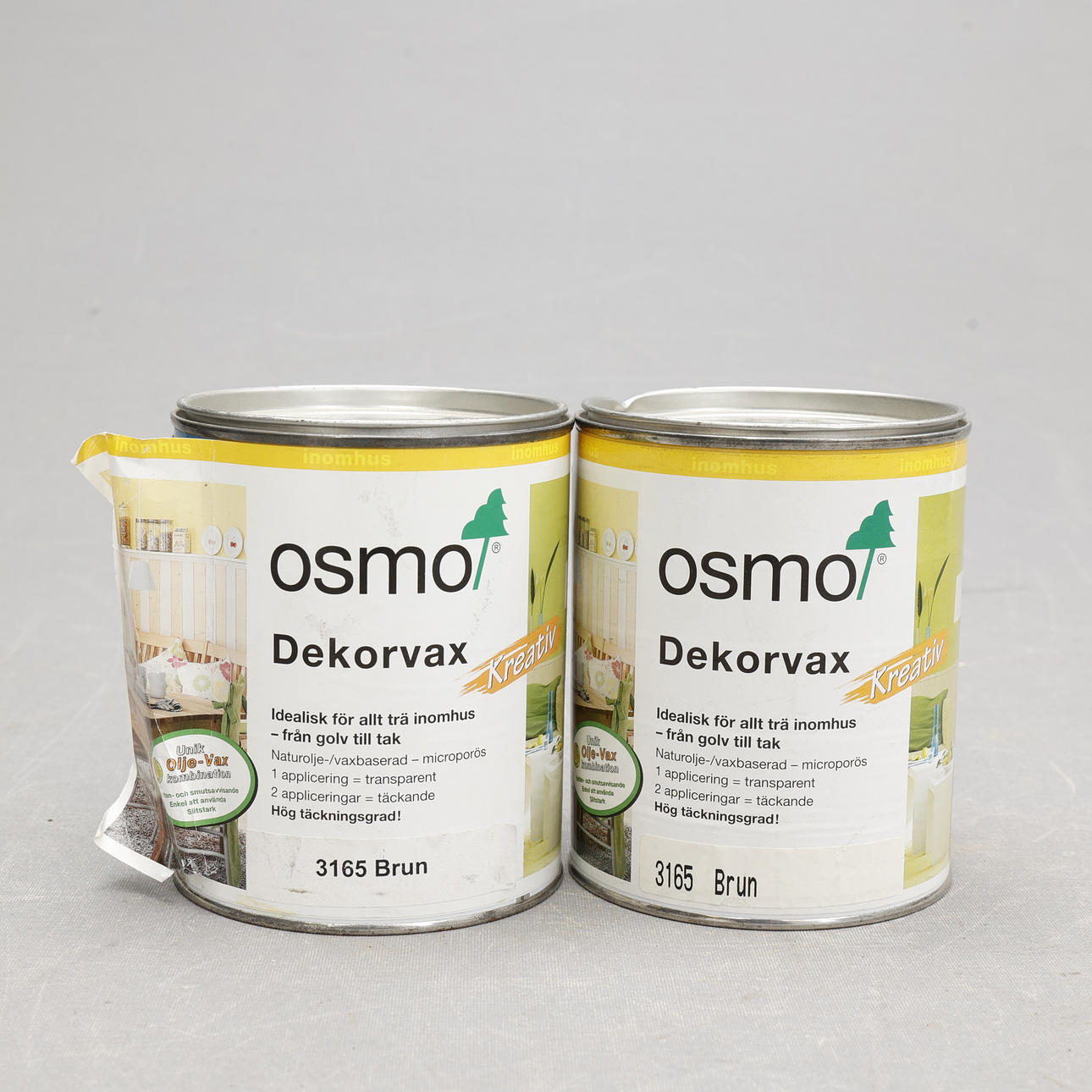 DECORATIVE WAX, Osmo, 2 cans.