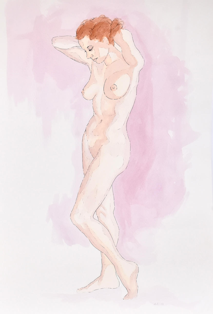 HANS ERIKSSON. Watercolour.