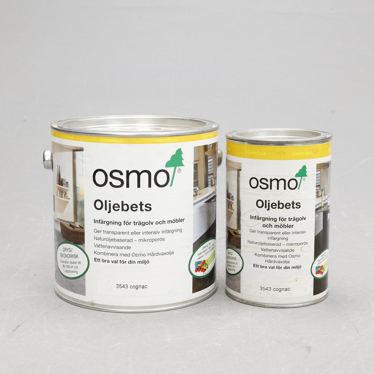 OIL STAIN, Osmo, 2 cans.