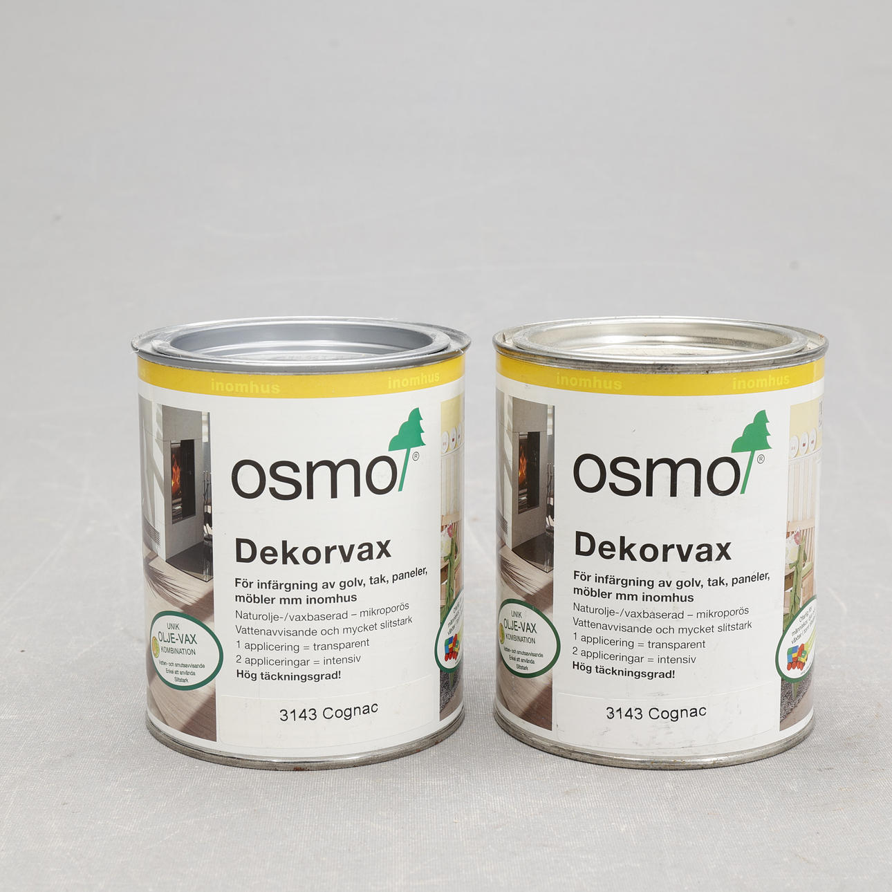 OIL STAIN, Osmo, 2 cans.