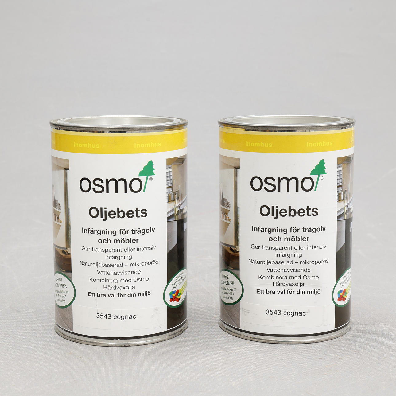 OIL STAIN, Osmo, 2 cans.