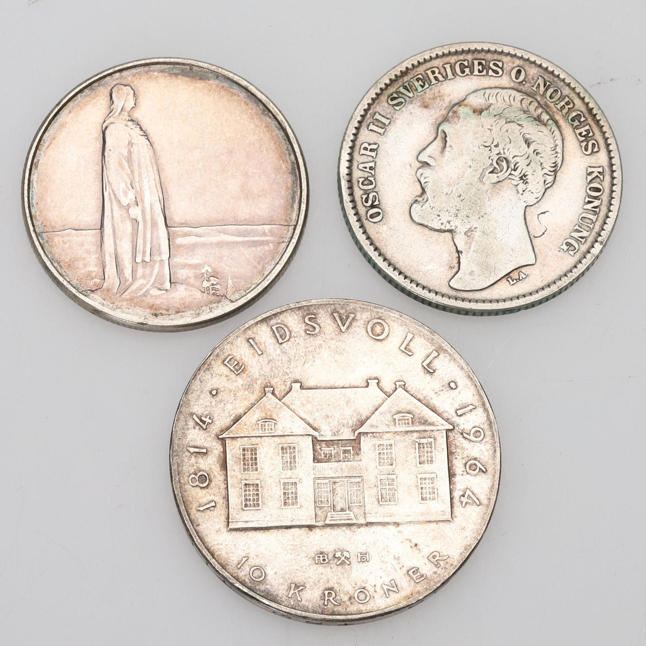 Coins, silver, approx. 50 grams.