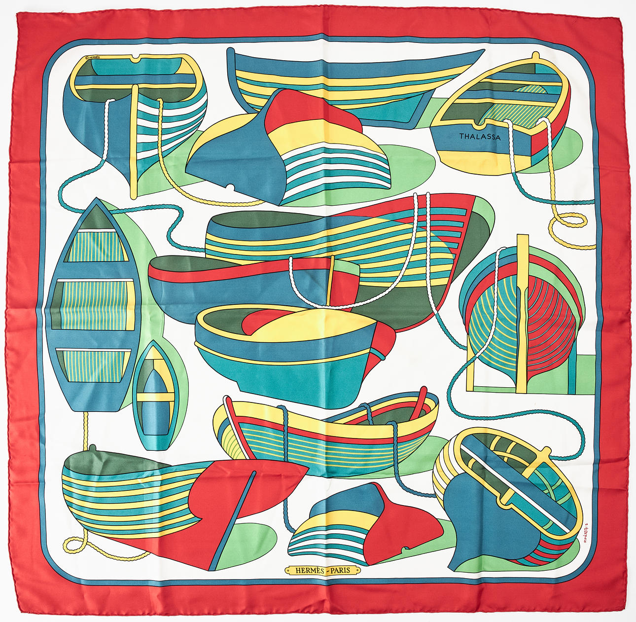 HERMÈS, "Thalassa", scarf.