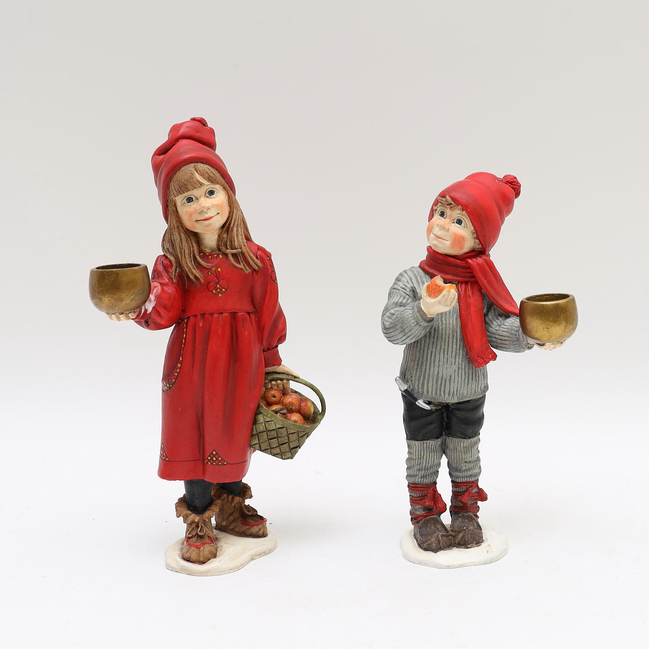 FIGURINES, 2 pcs, Candy design, Norway.