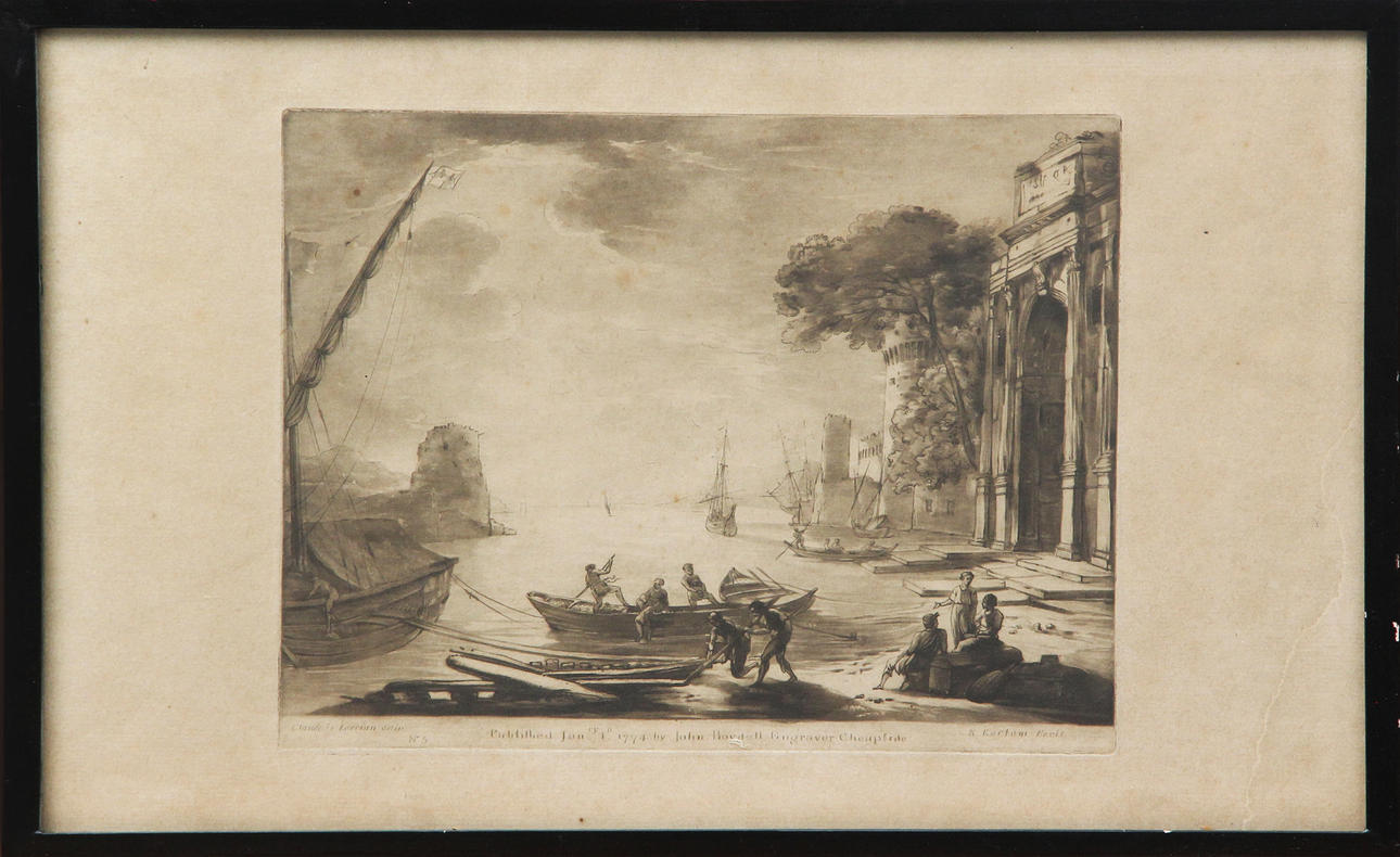 COPPER ENGRAVING, likely 18th century.