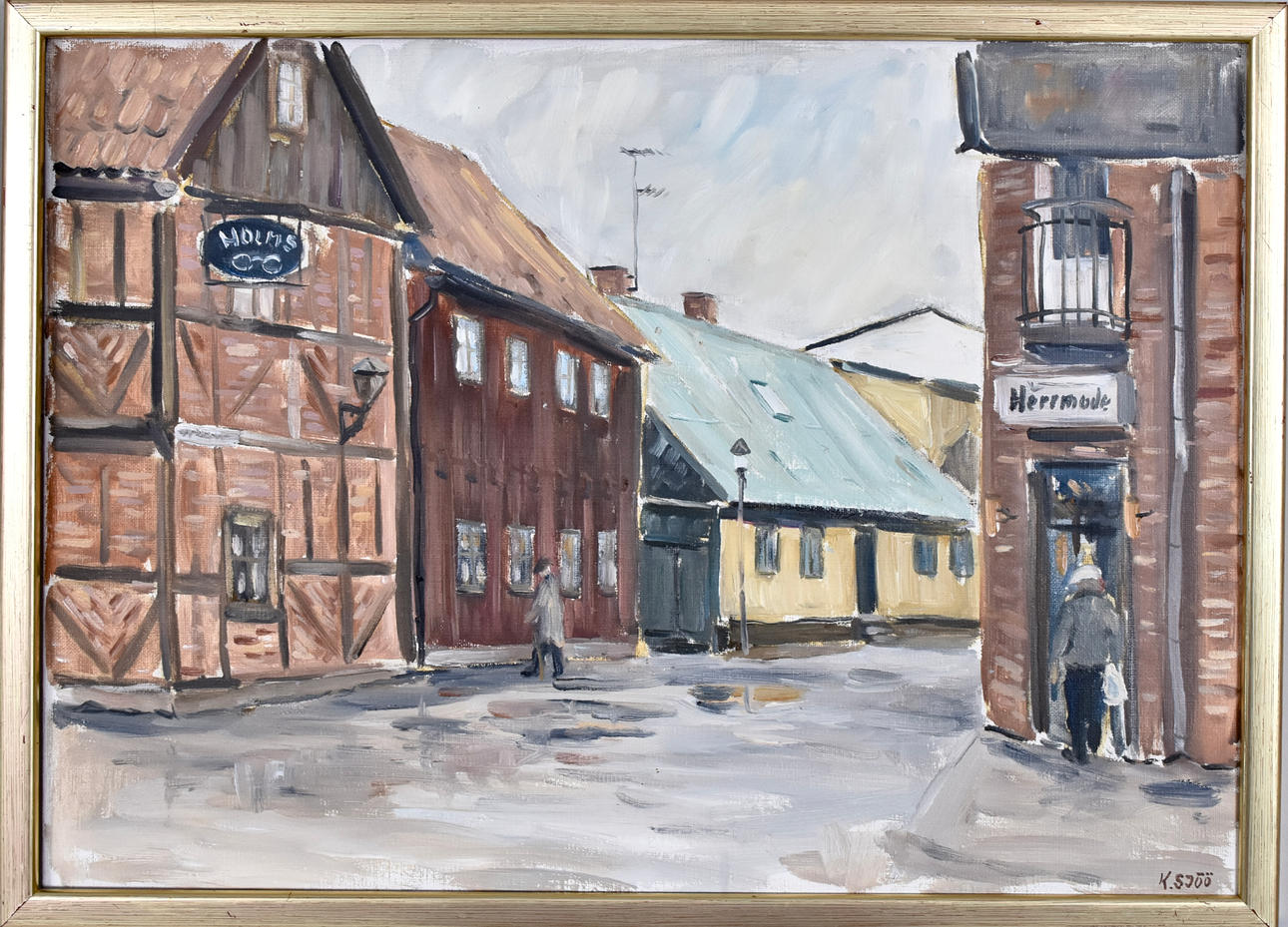 KENNETH SJÖÖ. Oil on canvas.