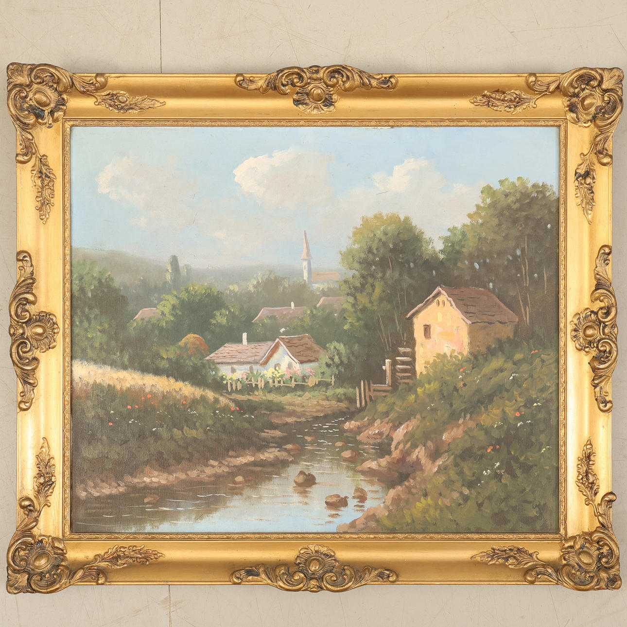 OKÄND KONSTNÄR. Oil on canvas.