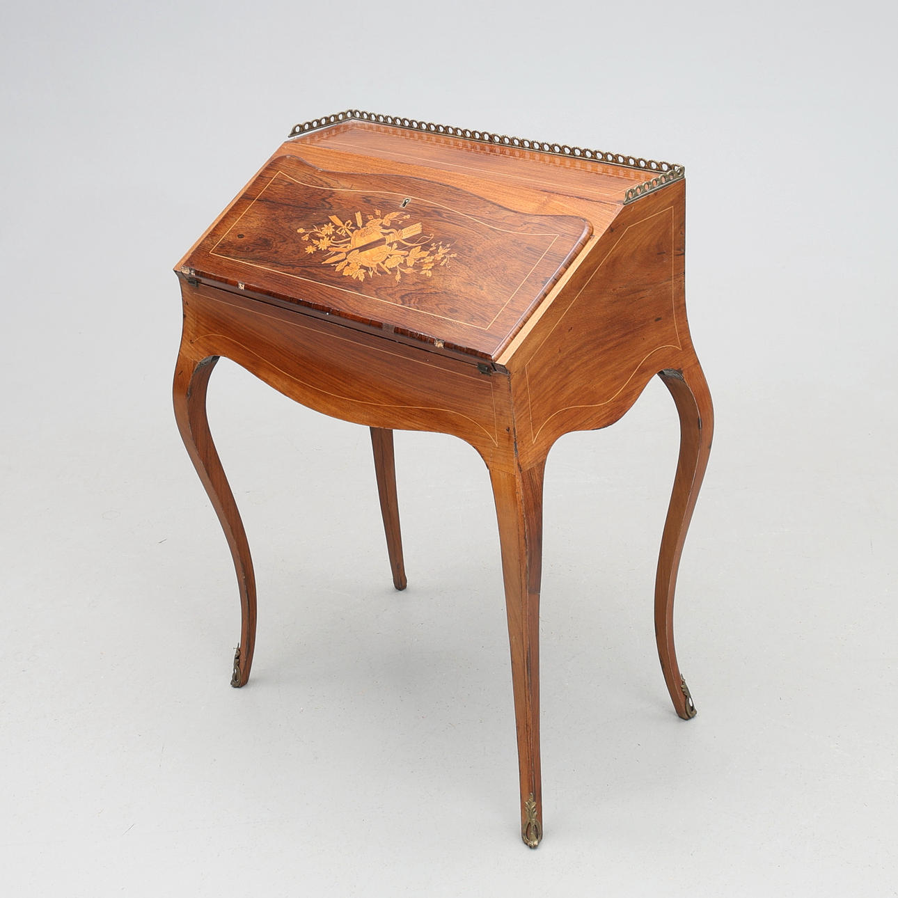 SECRETAIRE, Rococo style, 20th century.