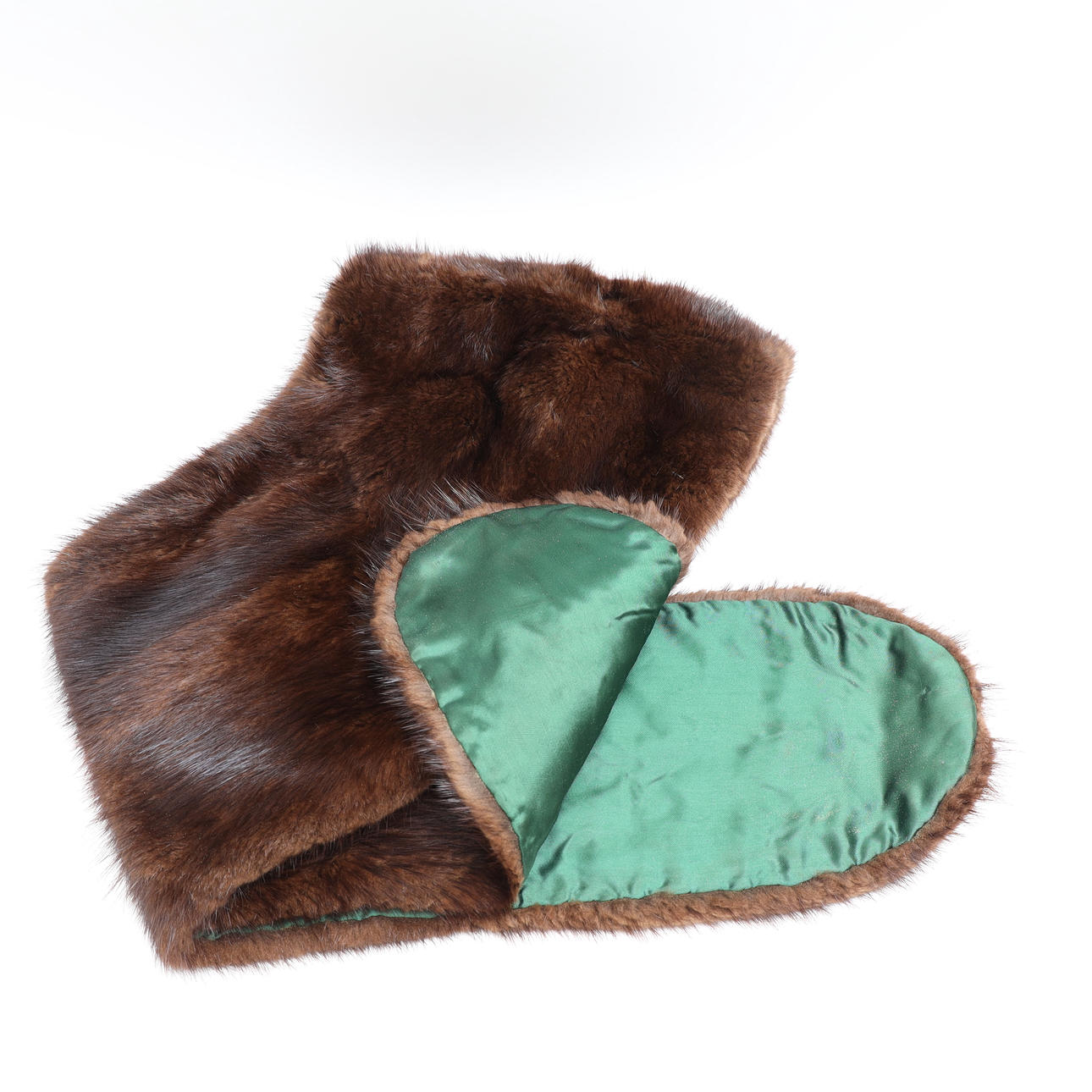 MINK STOLE, Lined reverse.