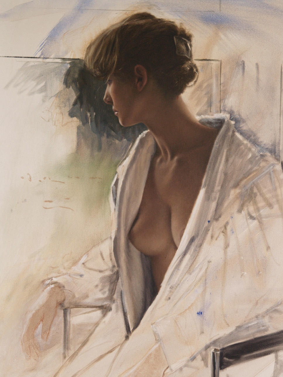 PETER HANDEL. ”KARINA”, OLJA PÅ DUK.