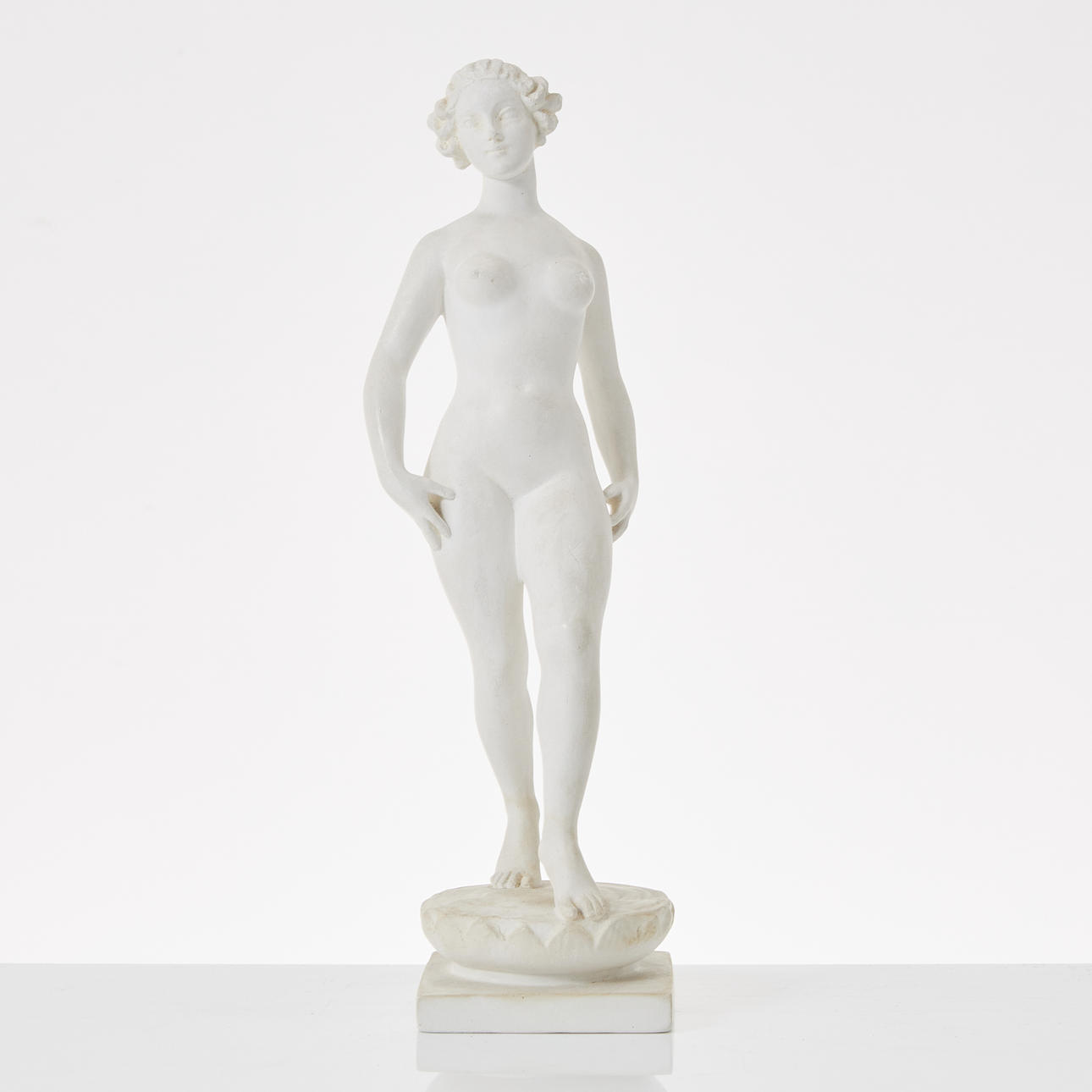 CARL ELDH. Standing model, plaster.